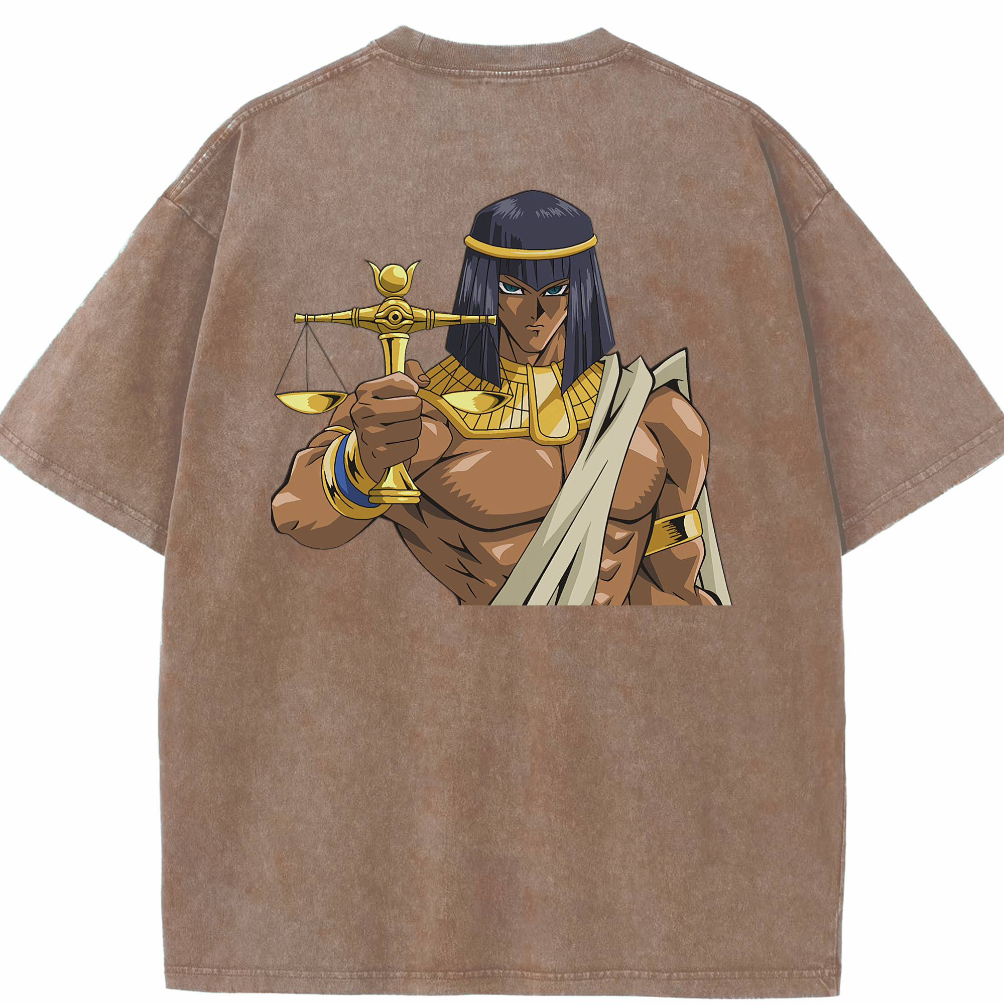（画像用） 遊☆戯☆王 Yu-Gi-Oh! 綿100% ヴィンテージ風 半袖Tシャツ（背面プリント）