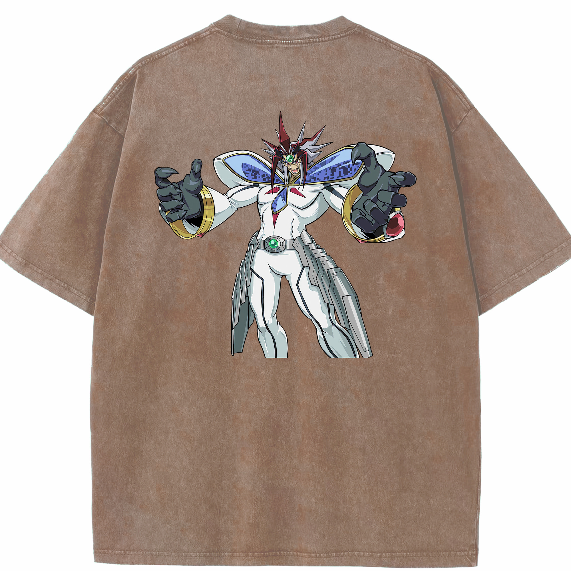 （画像用） 遊☆戯☆王 Yu-Gi-Oh! 綿100% ヴィンテージ風 半袖Tシャツ（背面プリント）