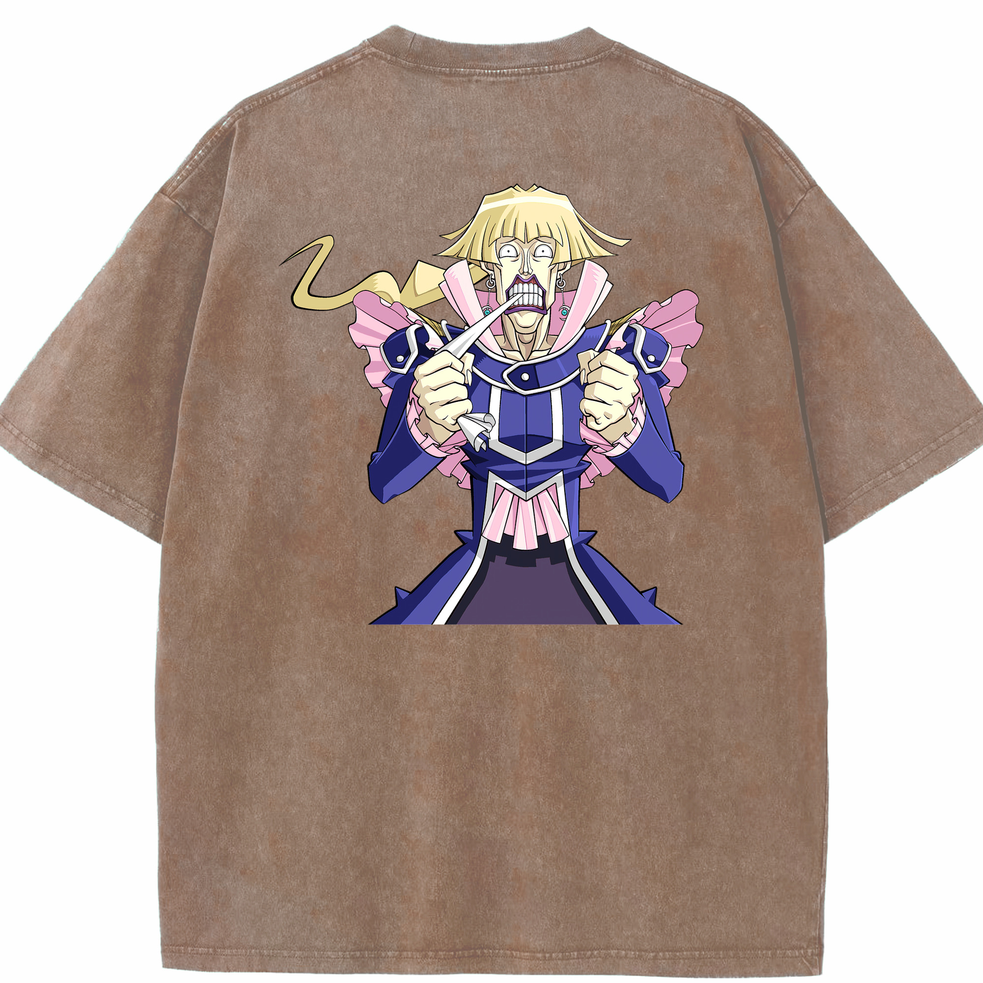 （画像用） 遊☆戯☆王 Yu-Gi-Oh! 綿100% ヴィンテージ風 半袖Tシャツ（背面プリント）