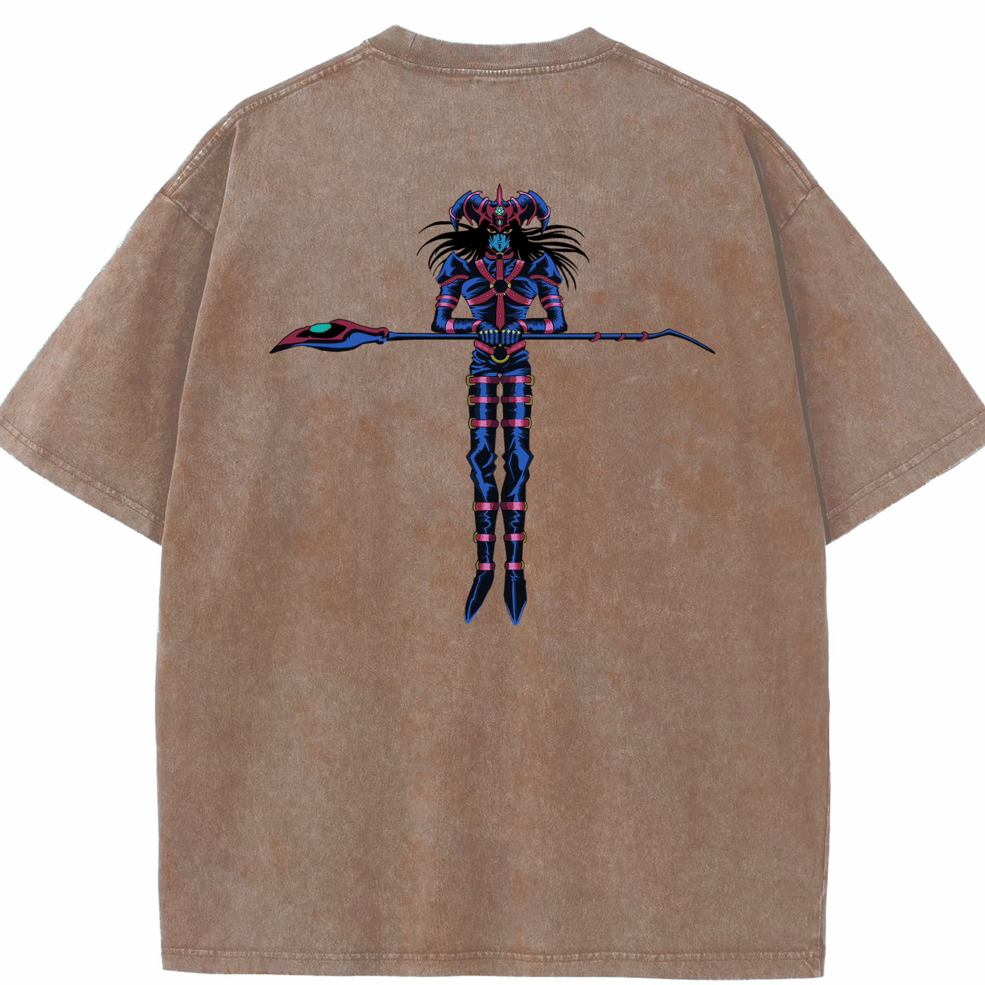 （画像用） 遊☆戯☆王 Yu-Gi-Oh! 綿100% ヴィンテージ風 半袖Tシャツ（背面プリント）