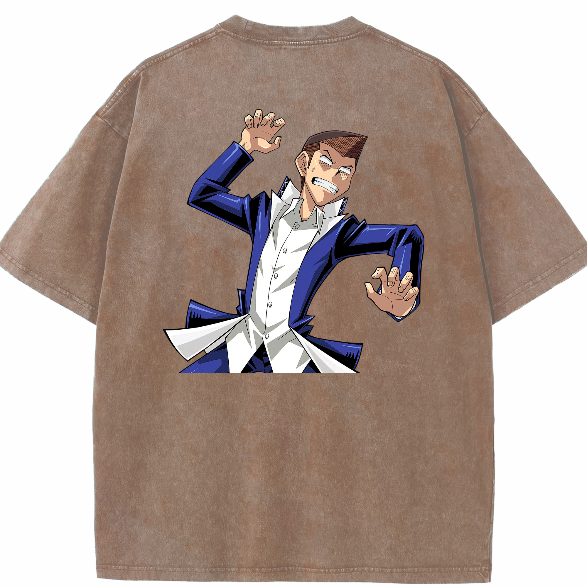 （画像用） 遊☆戯☆王 Yu-Gi-Oh! 綿100% ヴィンテージ風 半袖Tシャツ（背面プリント）