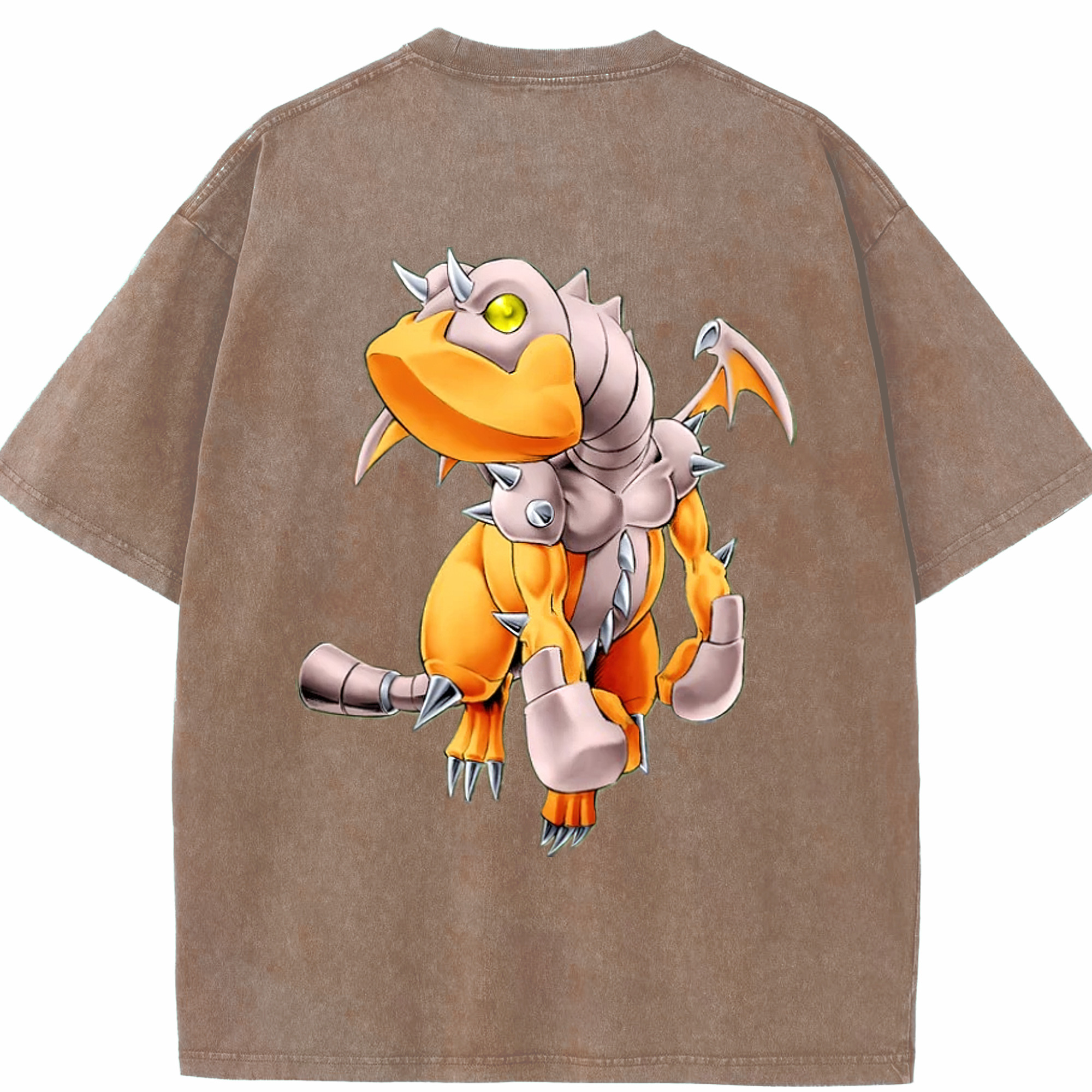 （画像用） 遊☆戯☆王 Yu-Gi-Oh! 綿100% ヴィンテージ風 半袖Tシャツ（背面プリント）