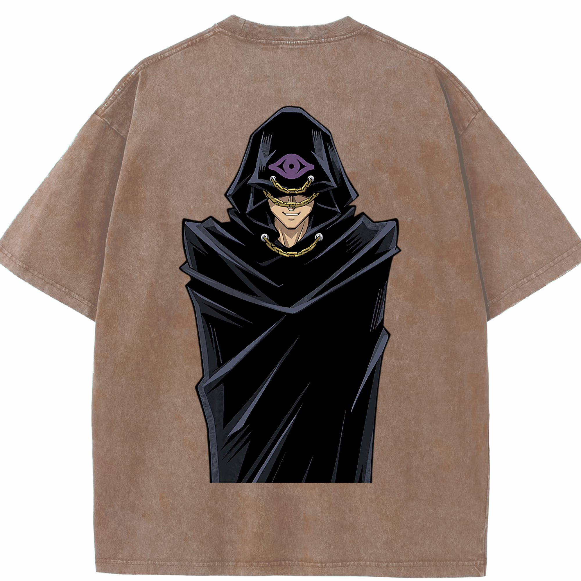 （画像用） 遊☆戯☆王 Yu-Gi-Oh! 綿100% ヴィンテージ風 半袖Tシャツ（背面プリント）