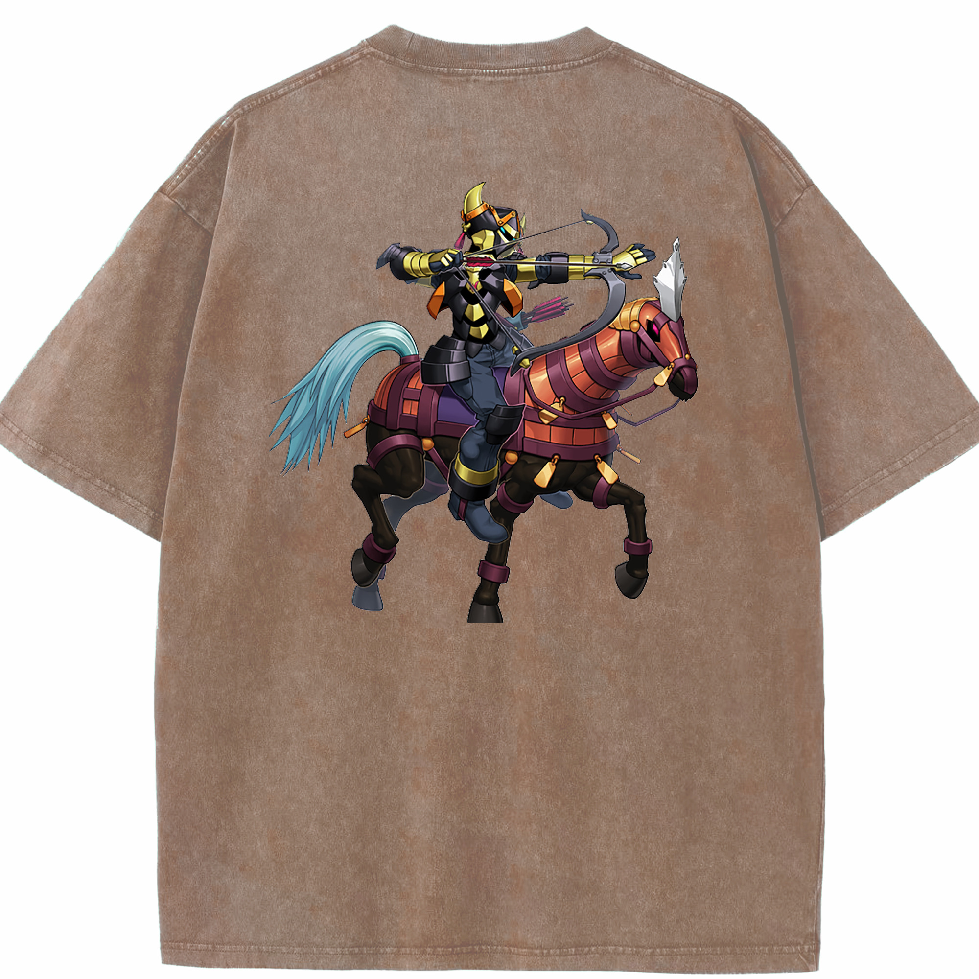 （画像用） 遊☆戯☆王 Yu-Gi-Oh! 綿100% ヴィンテージ風 半袖Tシャツ（背面プリント）