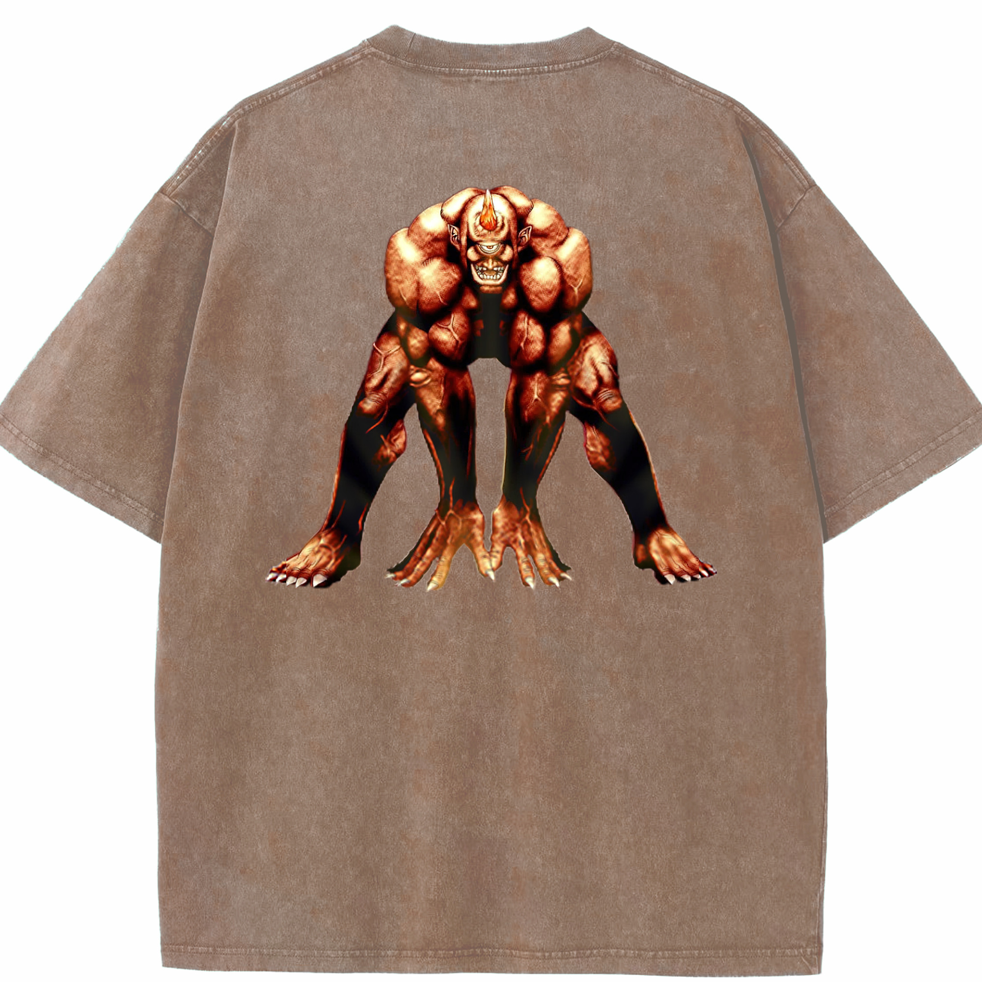 （画像用） 遊☆戯☆王 Yu-Gi-Oh! 綿100% ヴィンテージ風 半袖Tシャツ（背面プリント）