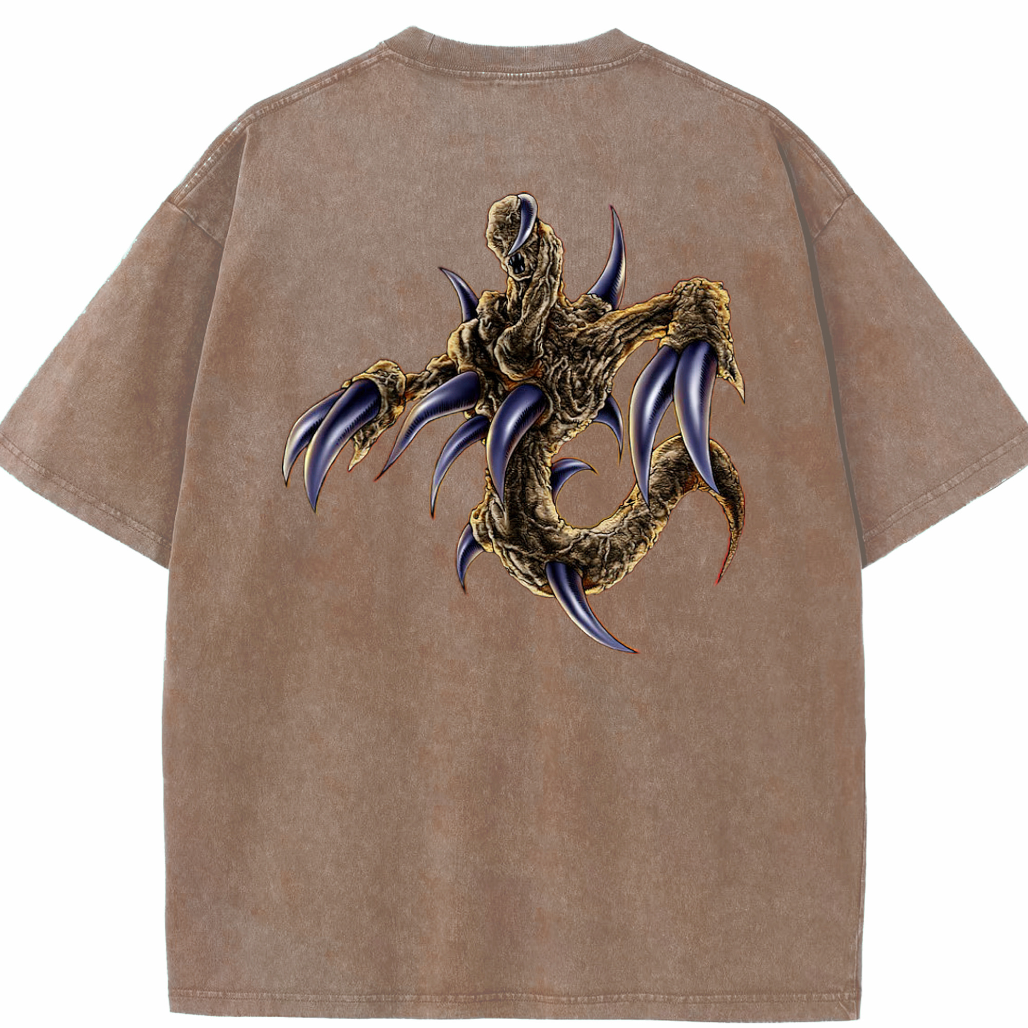 （画像用） 遊☆戯☆王 Yu-Gi-Oh! 綿100% ヴィンテージ風 半袖Tシャツ（背面プリント）