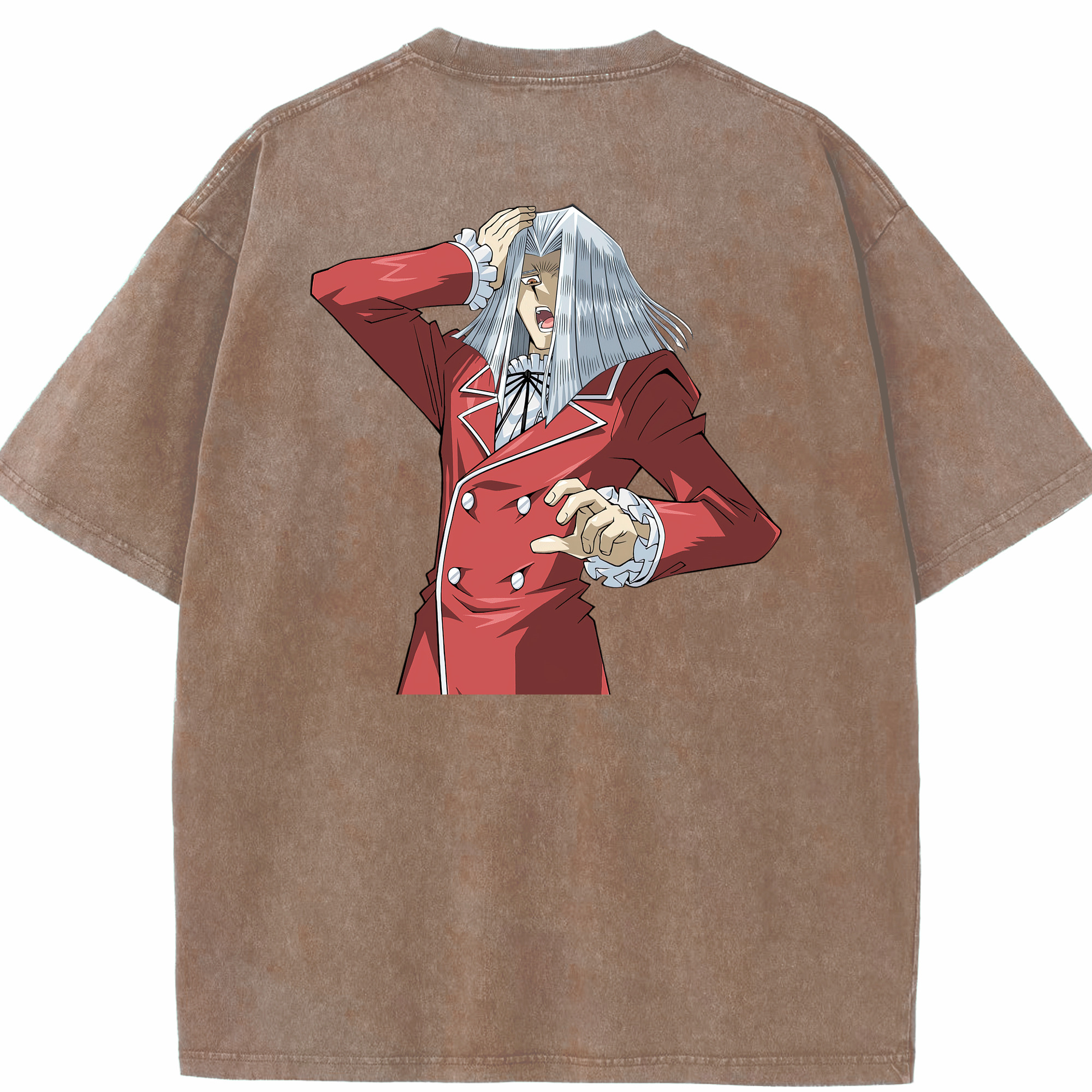 （画像用） 遊☆戯☆王 Yu-Gi-Oh! 綿100% ヴィンテージ風 半袖Tシャツ（背面プリント）