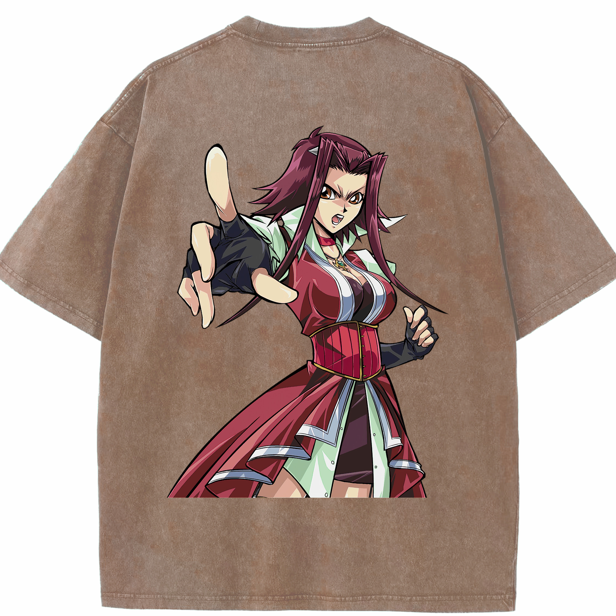 （画像用） 遊☆戯☆王 Yu-Gi-Oh! 綿100% ヴィンテージ風 半袖Tシャツ（背面プリント）