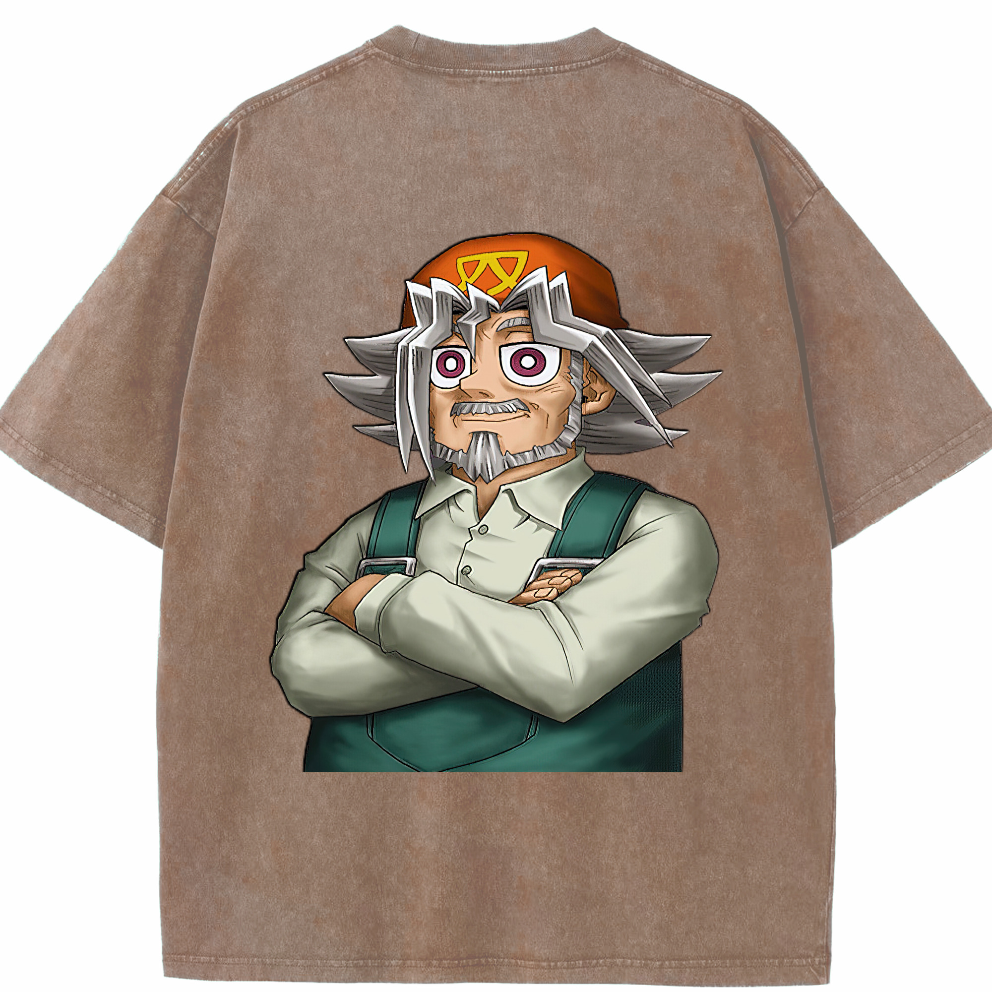 （画像用） 遊☆戯☆王 Yu-Gi-Oh! 綿100% ヴィンテージ風 半袖Tシャツ（背面プリント）