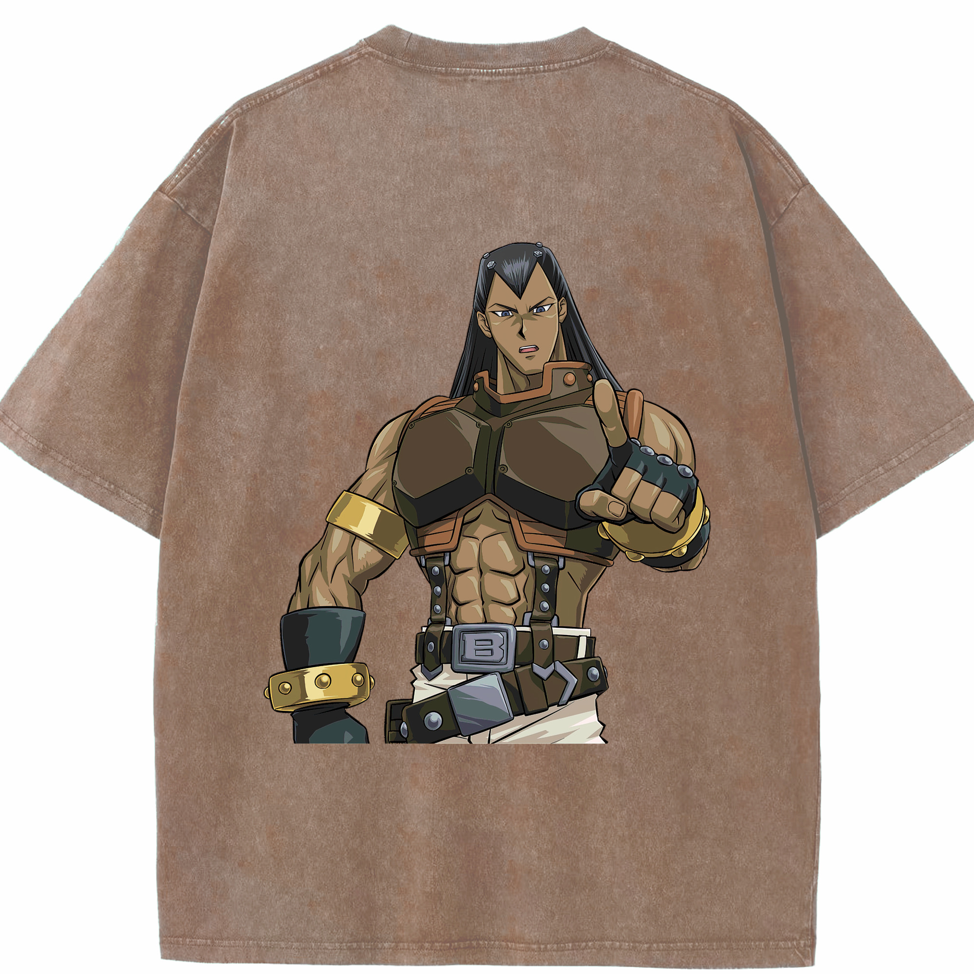 （画像用） 遊☆戯☆王 Yu-Gi-Oh! 綿100% ヴィンテージ風 半袖Tシャツ（背面プリント）
