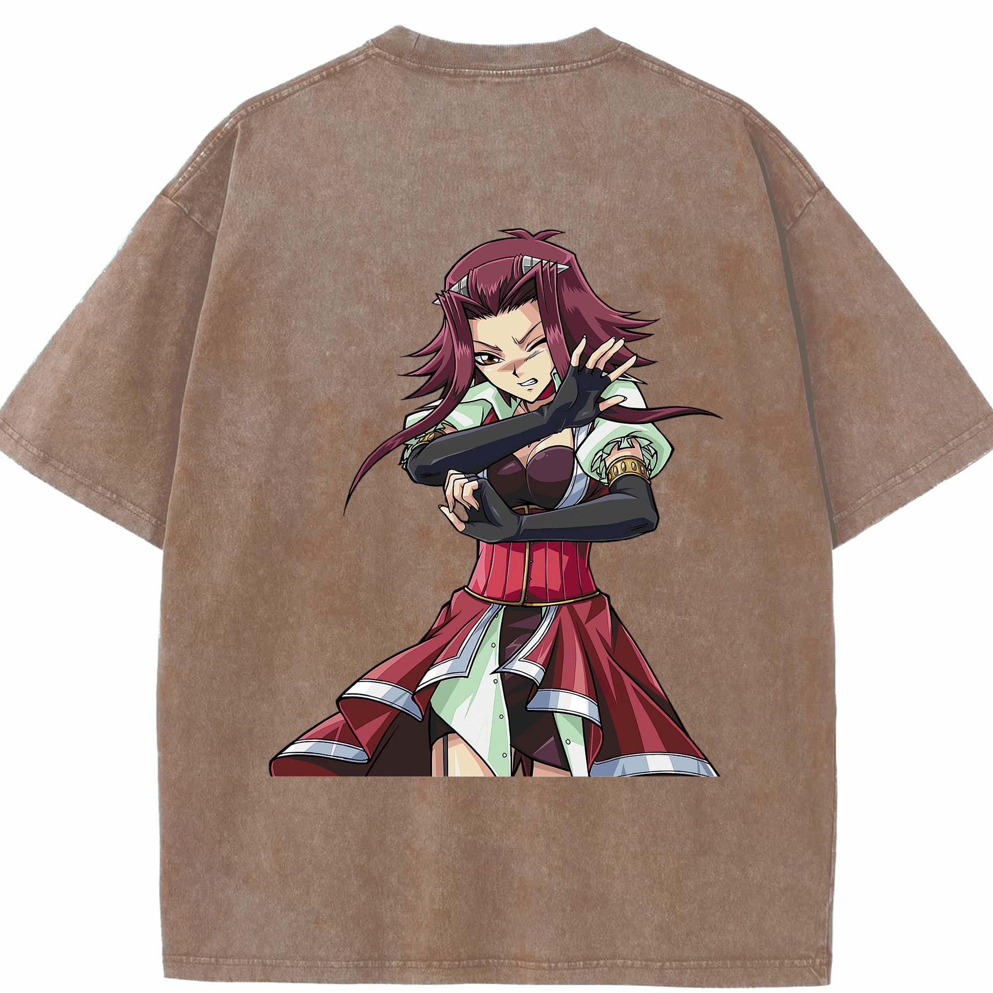 （画像用） 遊☆戯☆王 Yu-Gi-Oh! 綿100% ヴィンテージ風 半袖Tシャツ（背面プリント）