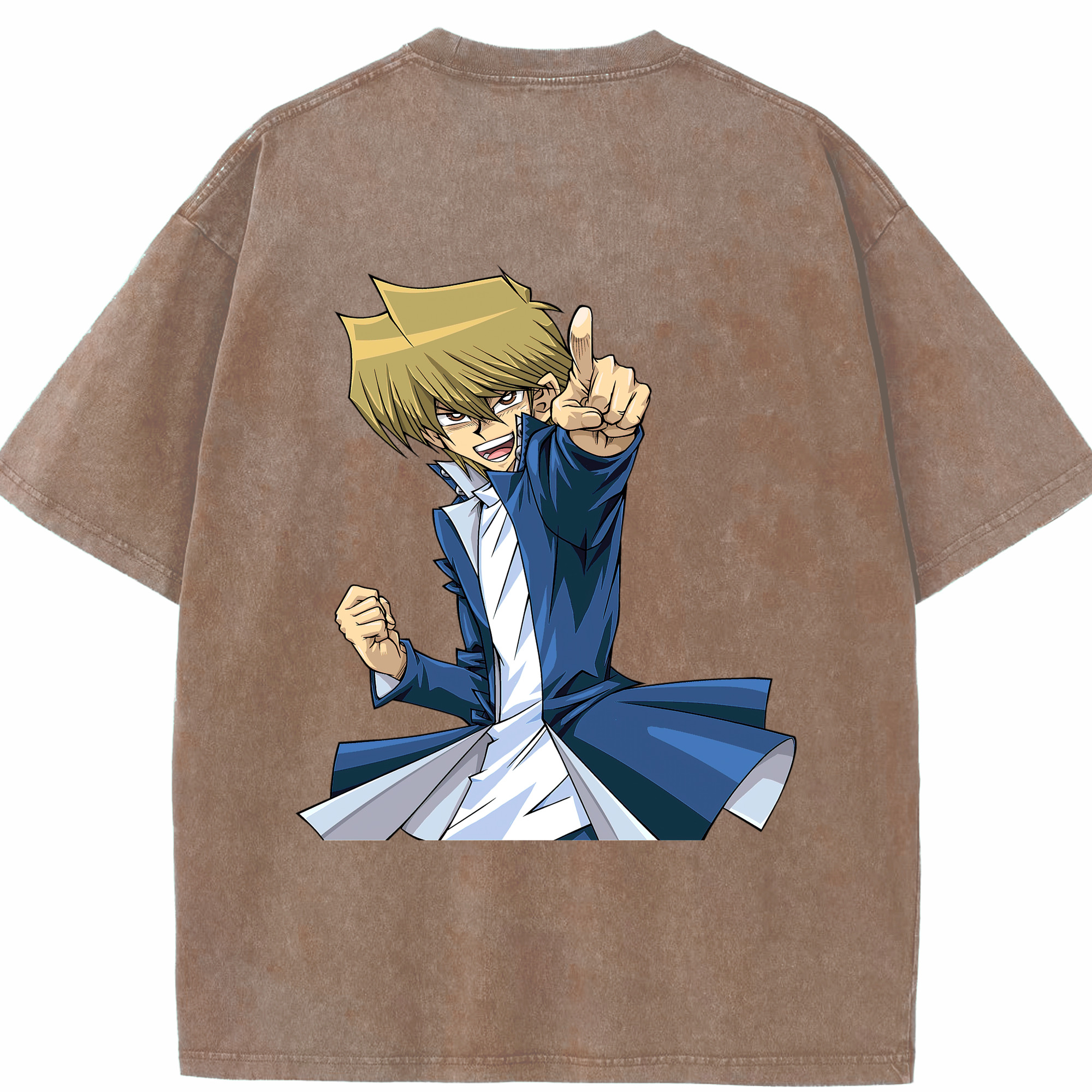 （画像用） 遊☆戯☆王 Yu-Gi-Oh! 綿100% ヴィンテージ風 半袖Tシャツ（背面プリント）