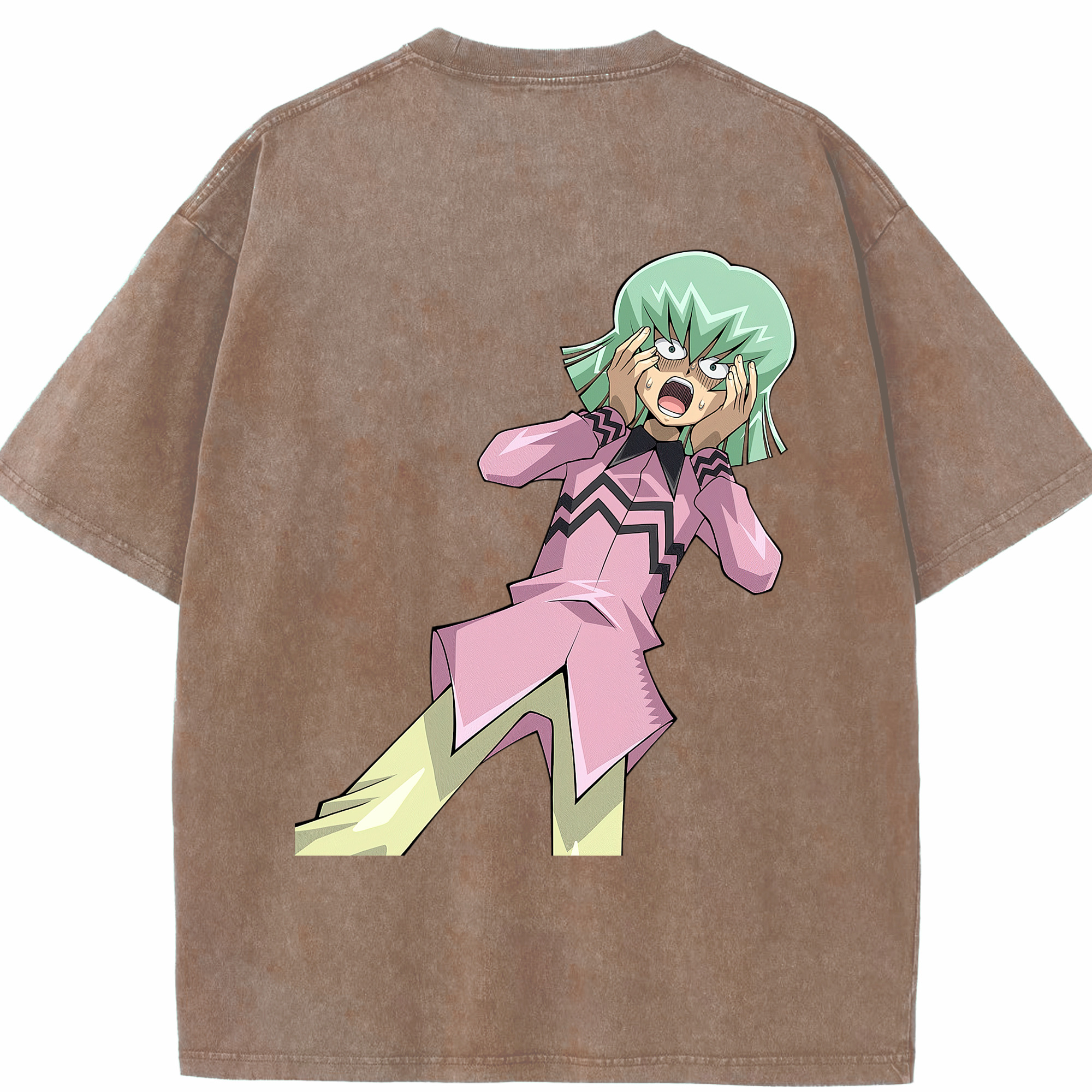 （画像用） 遊☆戯☆王 Yu-Gi-Oh! 綿100% ヴィンテージ風 半袖Tシャツ（背面プリント）