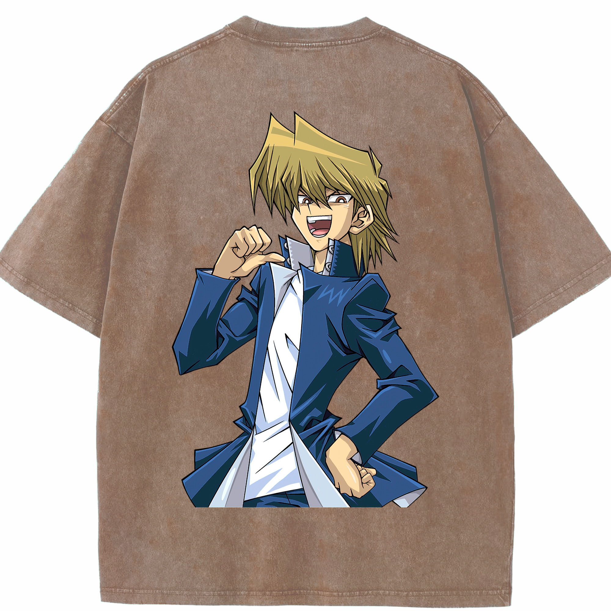 （画像用） 遊☆戯☆王 Yu-Gi-Oh! 綿100% ヴィンテージ風 半袖Tシャツ（背面プリント）