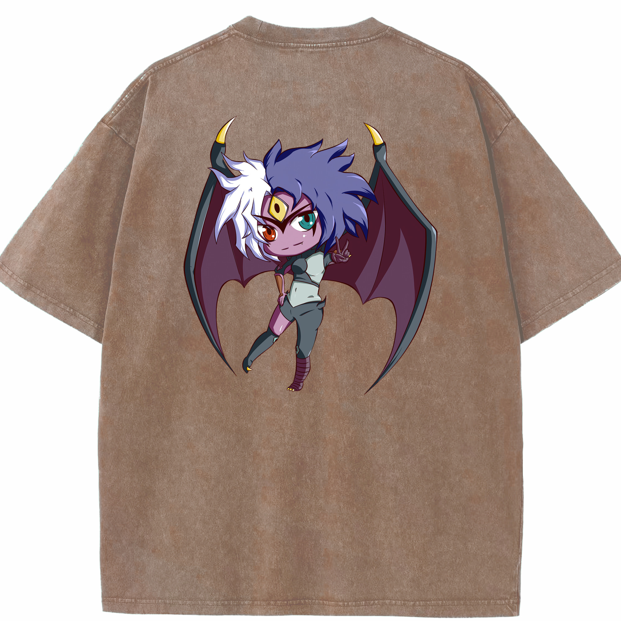 （画像用） 遊☆戯☆王 Yu-Gi-Oh! 綿100% ヴィンテージ風 半袖Tシャツ（背面プリント）