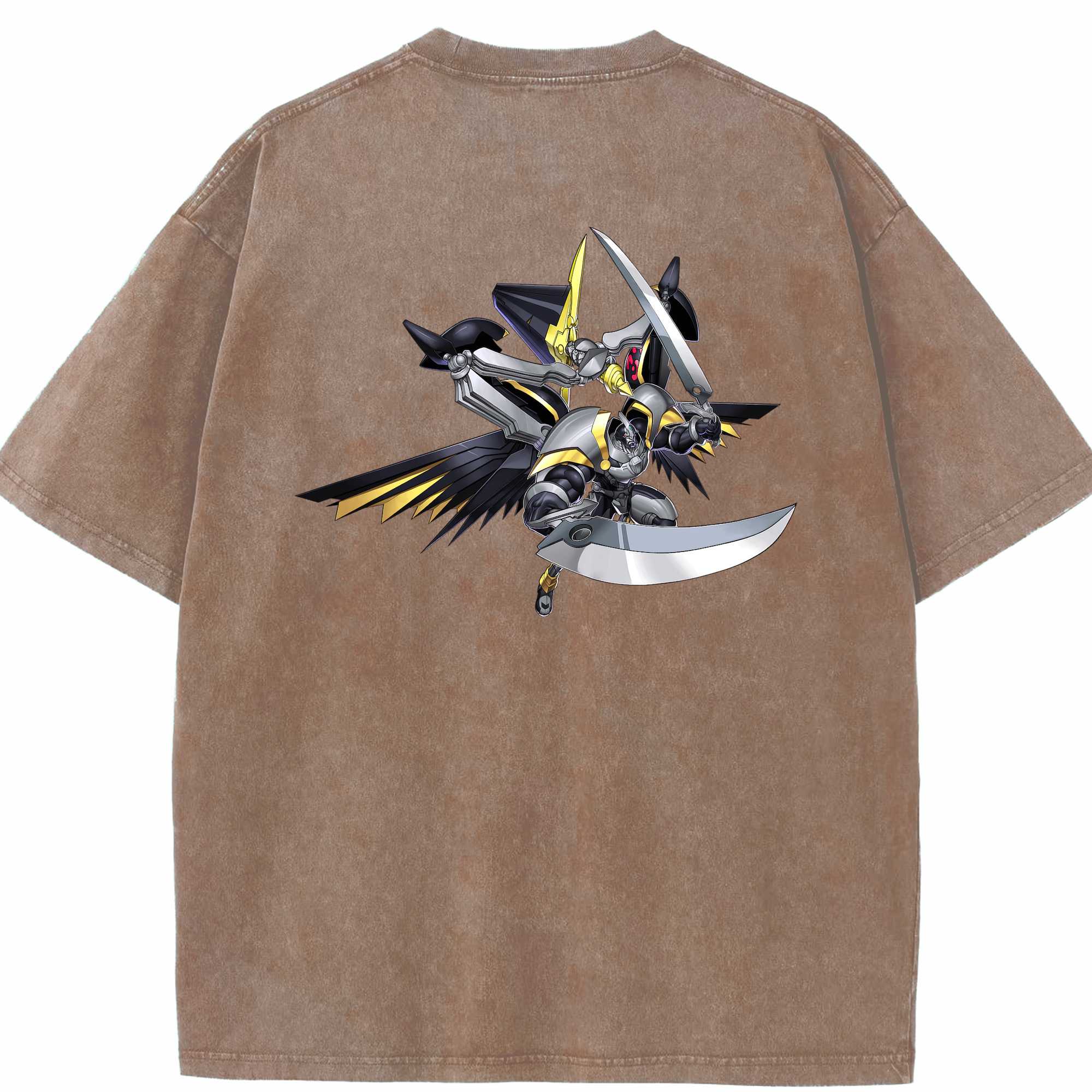 （画像用） 遊☆戯☆王 Yu-Gi-Oh! 綿100% ヴィンテージ風 半袖Tシャツ（背面プリント）