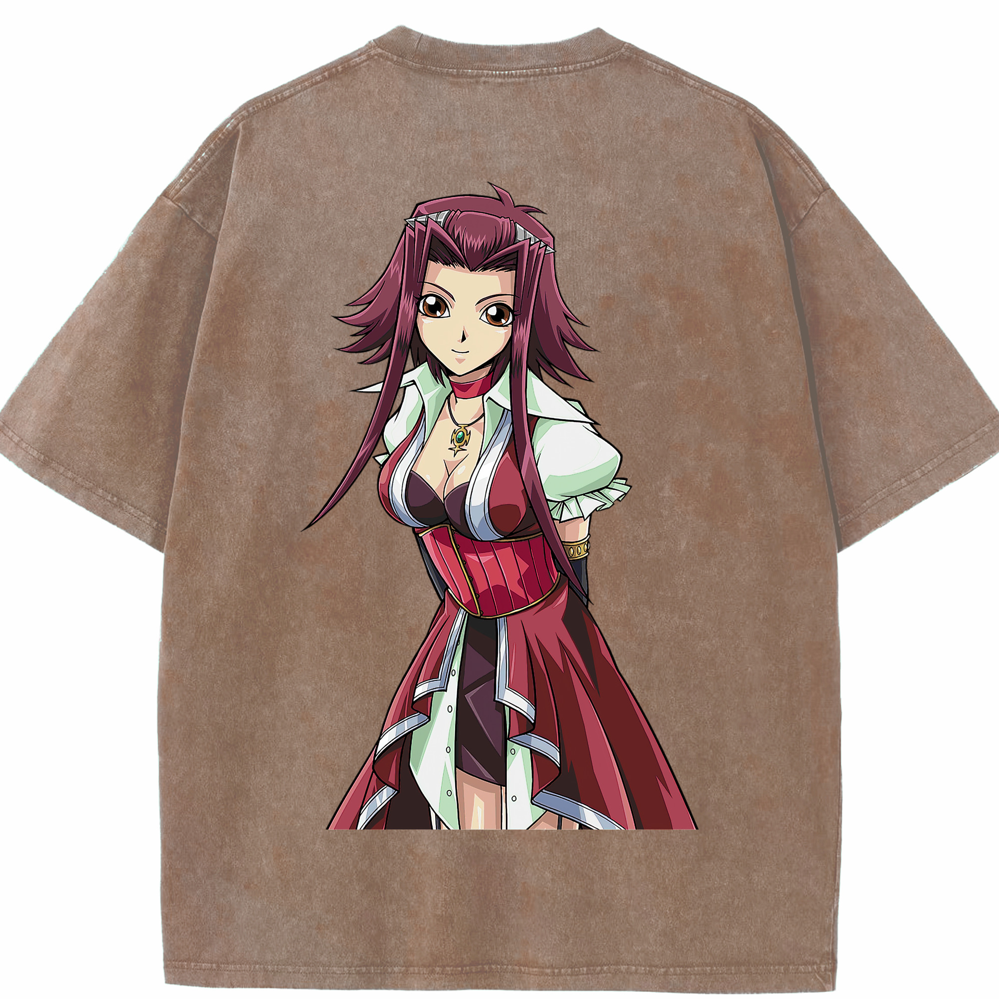 （画像用） 遊☆戯☆王 Yu-Gi-Oh! 綿100% ヴィンテージ風 半袖Tシャツ（背面プリント）