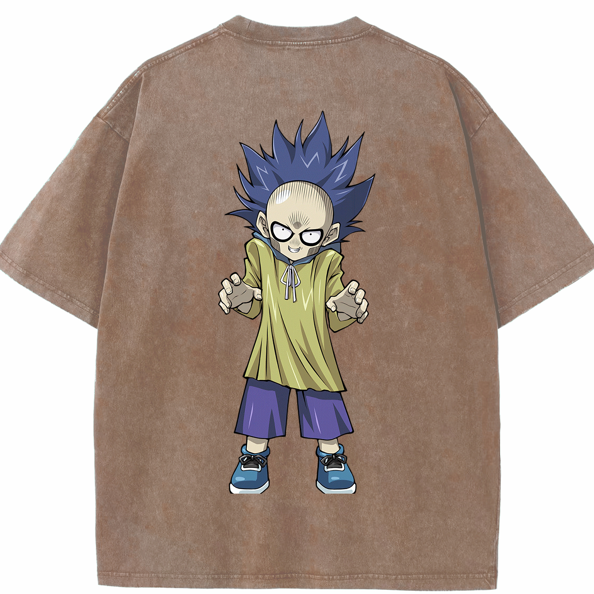 （画像用） 遊☆戯☆王 Yu-Gi-Oh! 綿100% ヴィンテージ風 半袖Tシャツ（背面プリント）