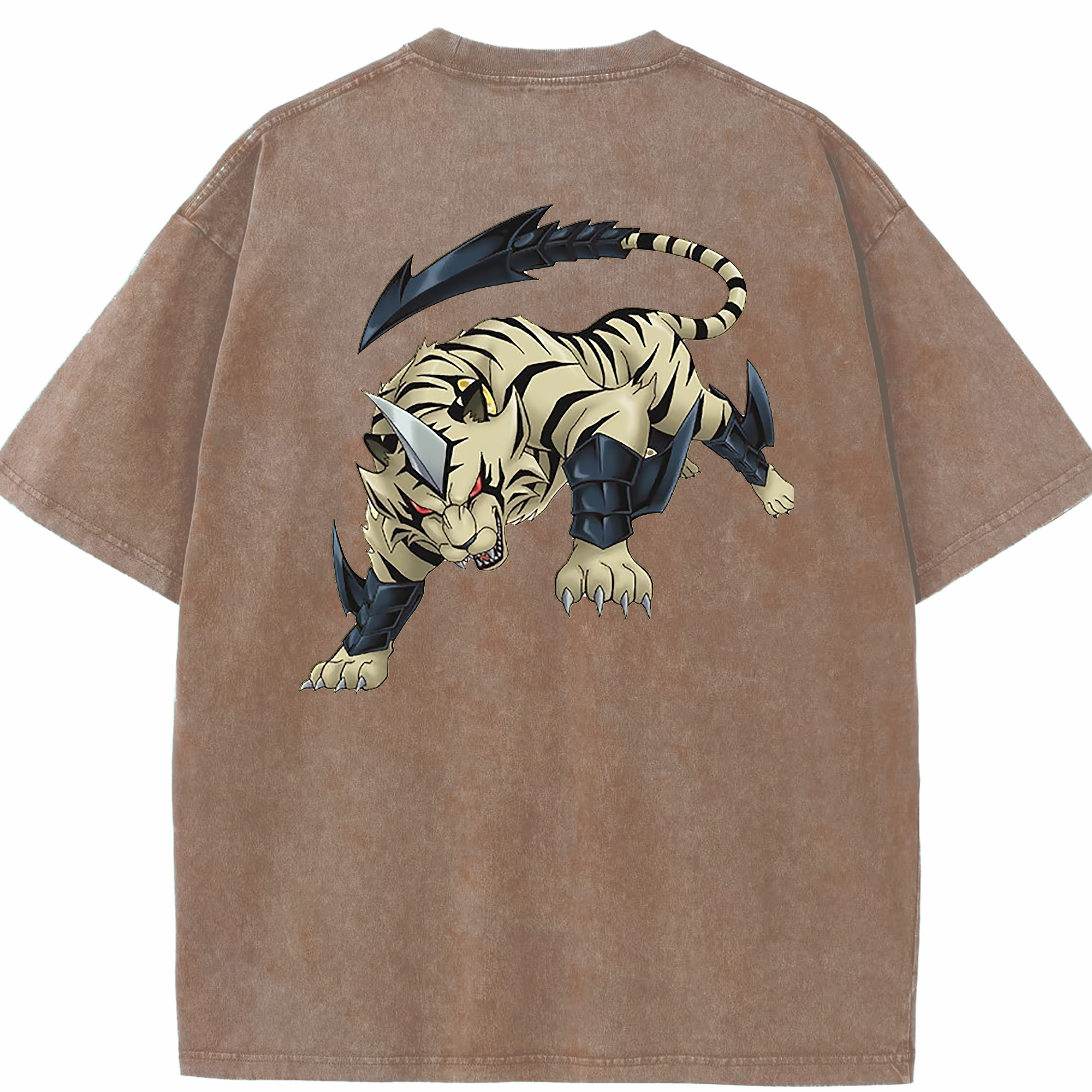 （画像用） 遊☆戯☆王 Yu-Gi-Oh! 綿100% ヴィンテージ風 半袖Tシャツ（背面プリント）