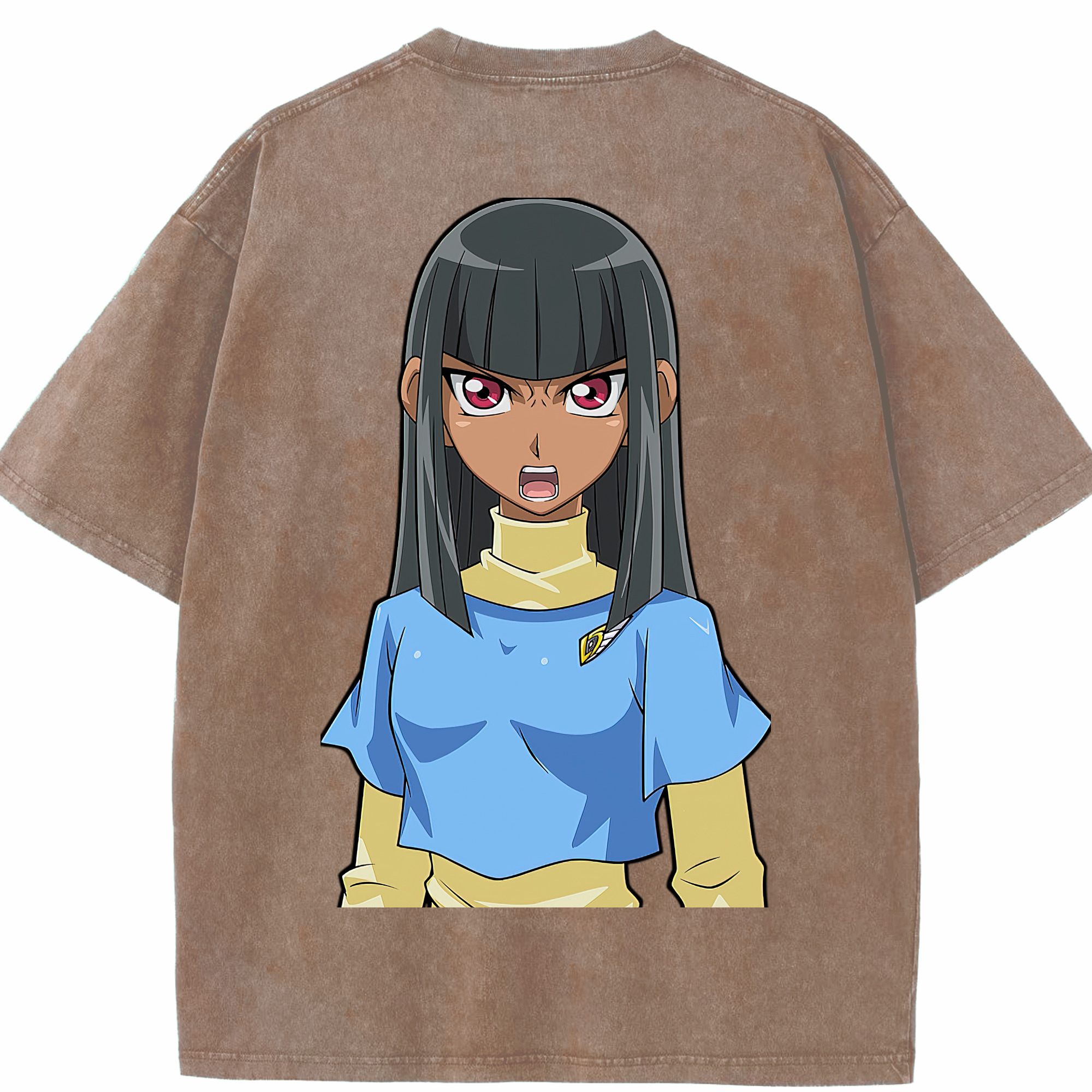 （画像用） 遊☆戯☆王 Yu-Gi-Oh! 綿100% ヴィンテージ風 半袖Tシャツ（背面プリント）