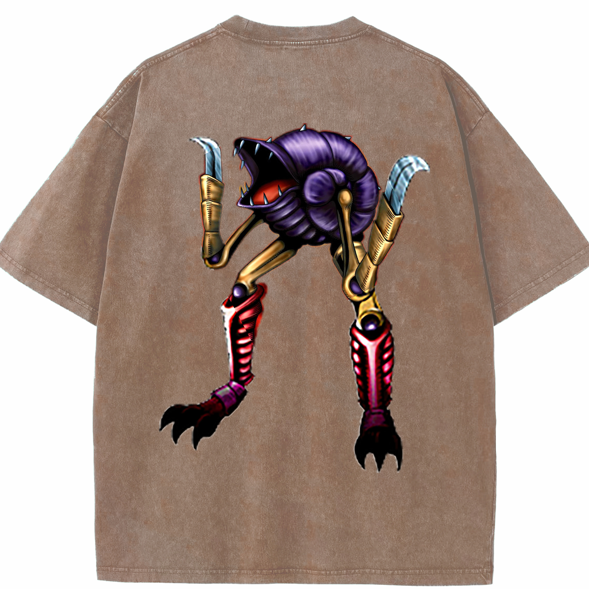 （画像用） 遊☆戯☆王 Yu-Gi-Oh! 綿100% ヴィンテージ風 半袖Tシャツ（背面プリント）