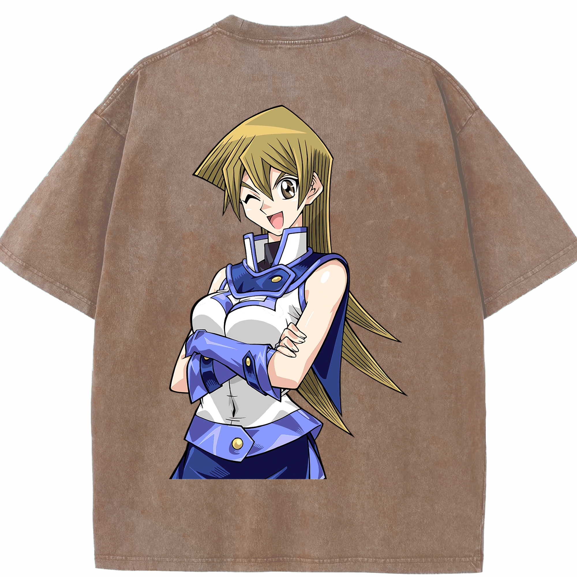 （画像用） 遊☆戯☆王 Yu-Gi-Oh! 綿100% ヴィンテージ風 半袖Tシャツ（背面プリント）