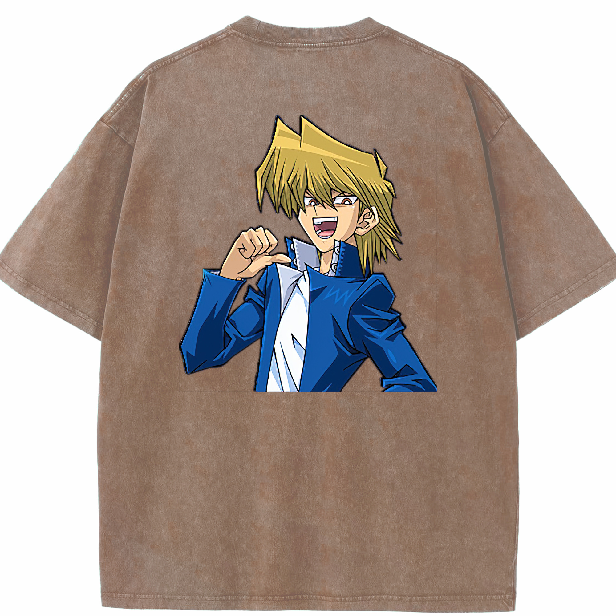 （画像用） 遊☆戯☆王 Yu-Gi-Oh! 綿100% ヴィンテージ風 半袖Tシャツ（背面プリント）