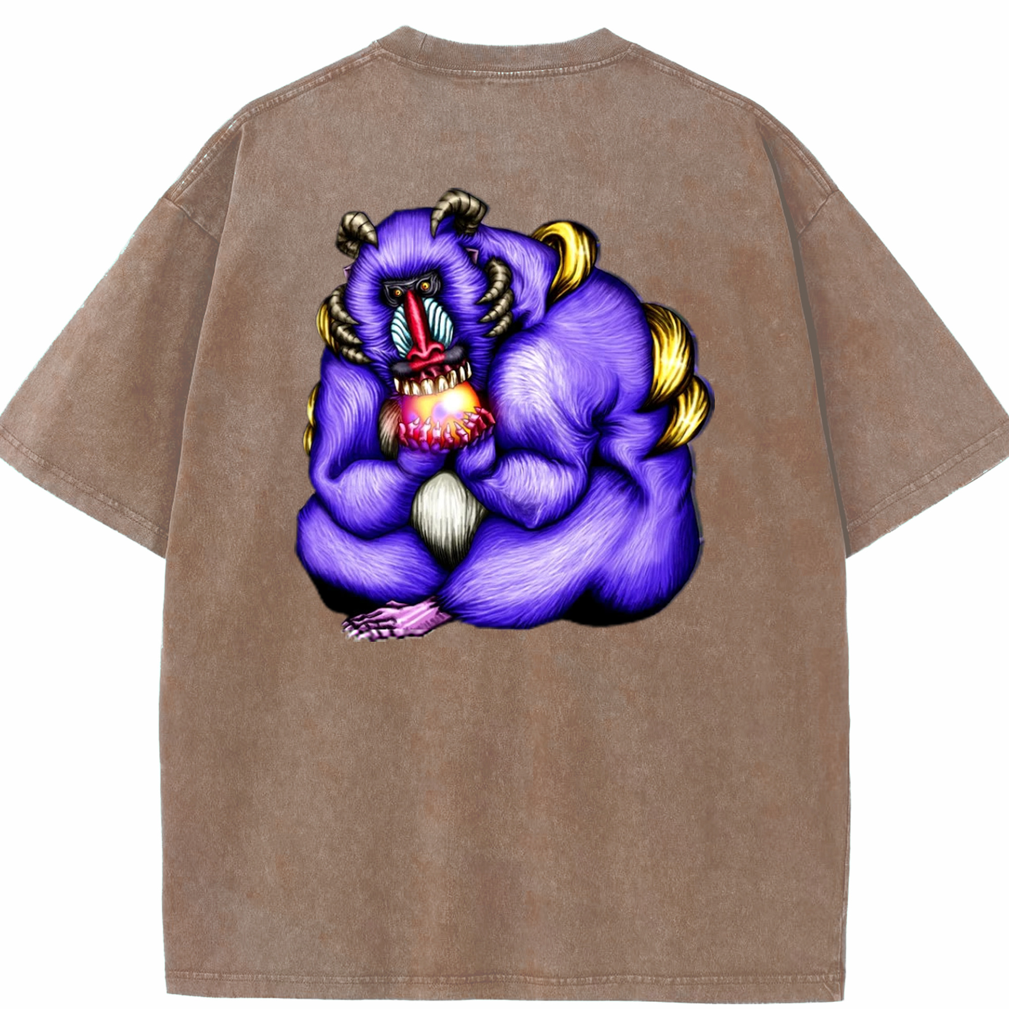 （画像用） 遊☆戯☆王 Yu-Gi-Oh! 綿100% ヴィンテージ風 半袖Tシャツ（背面プリント）