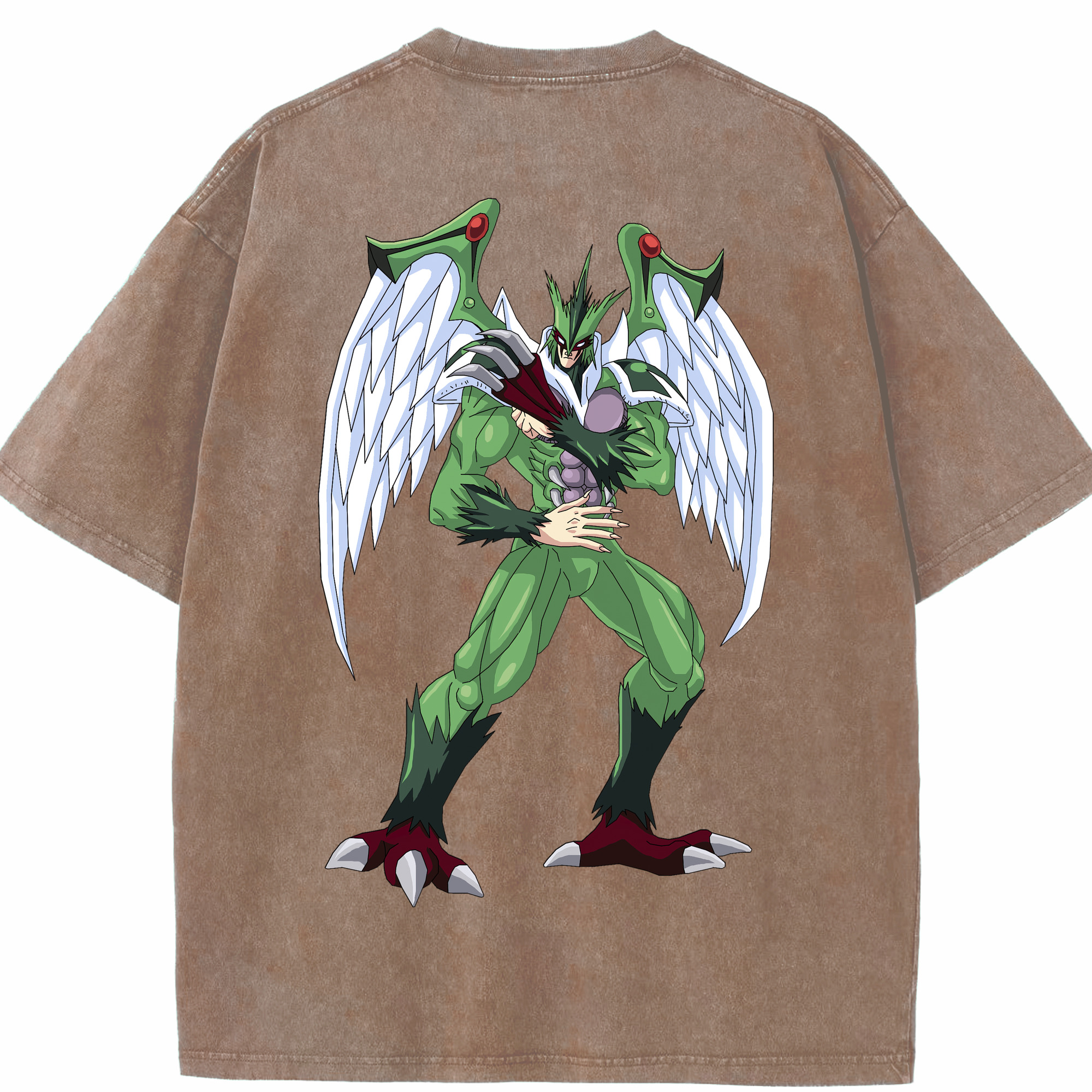 （画像用） 遊☆戯☆王 Yu-Gi-Oh! 綿100% ヴィンテージ風 半袖Tシャツ（背面プリント）
