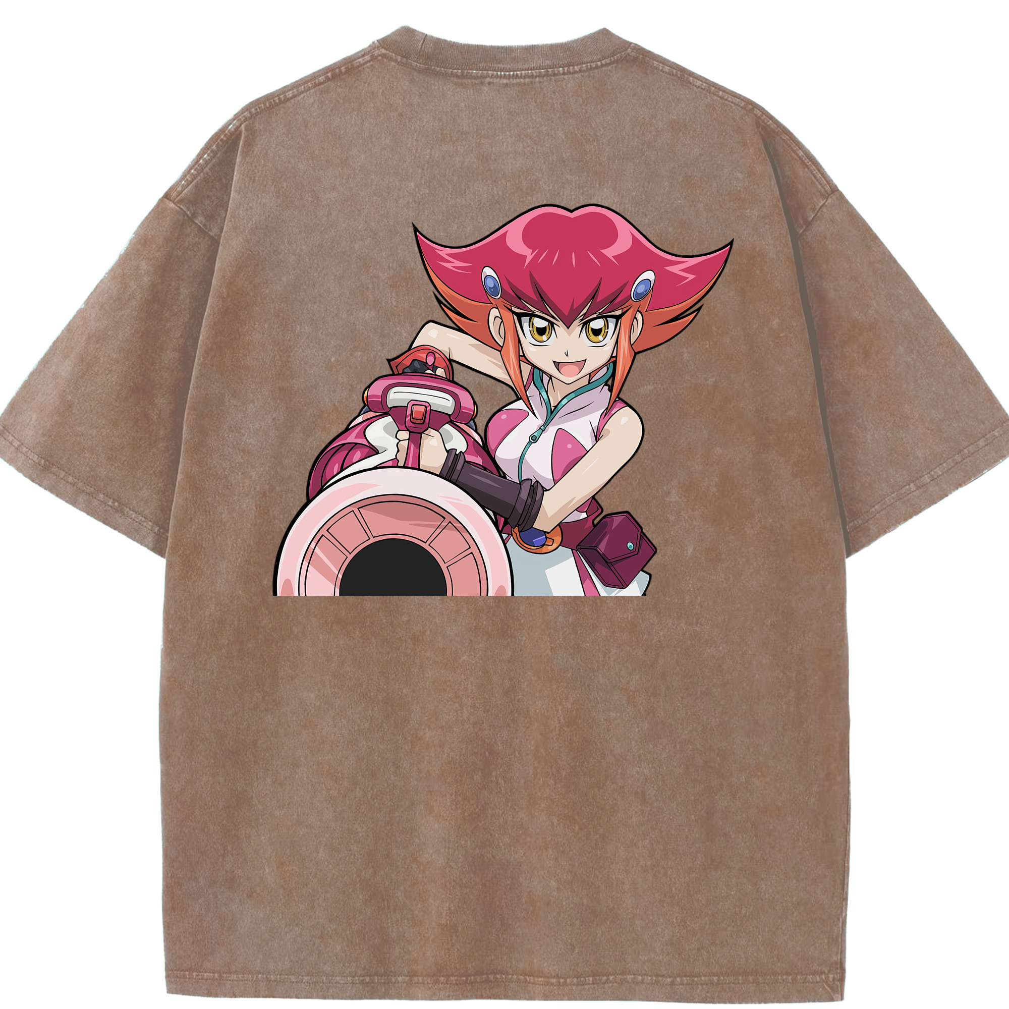 （画像用） 遊☆戯☆王 Yu-Gi-Oh! 綿100% ヴィンテージ風 半袖Tシャツ（背面プリント）