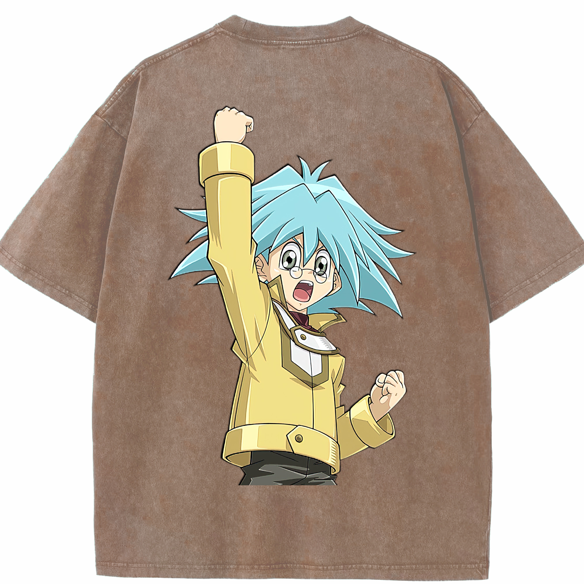 （画像用） 遊☆戯☆王 Yu-Gi-Oh! 綿100% ヴィンテージ風 半袖Tシャツ（背面プリント）
