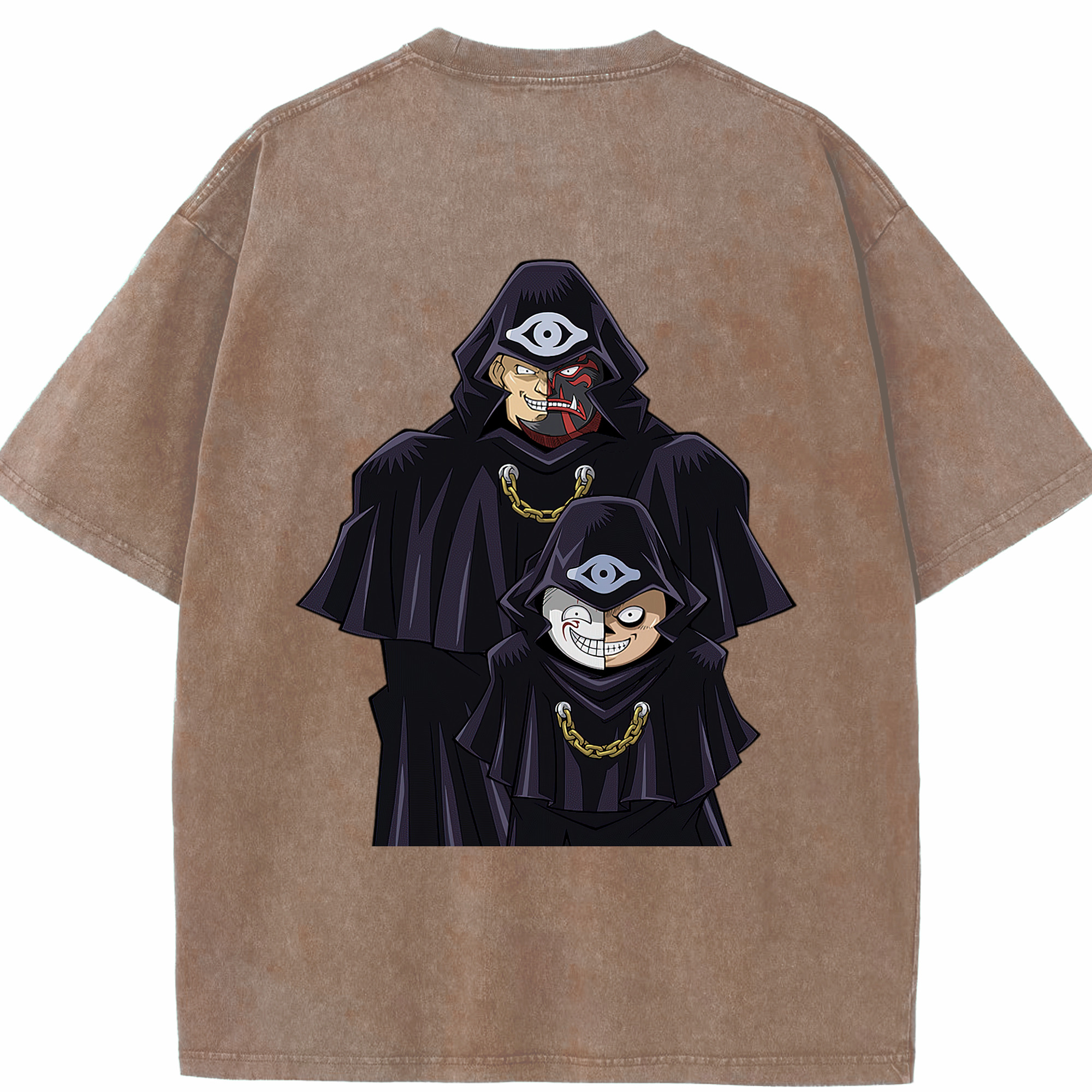 （画像用） 遊☆戯☆王 Yu-Gi-Oh! 綿100% ヴィンテージ風 半袖Tシャツ（背面プリント）