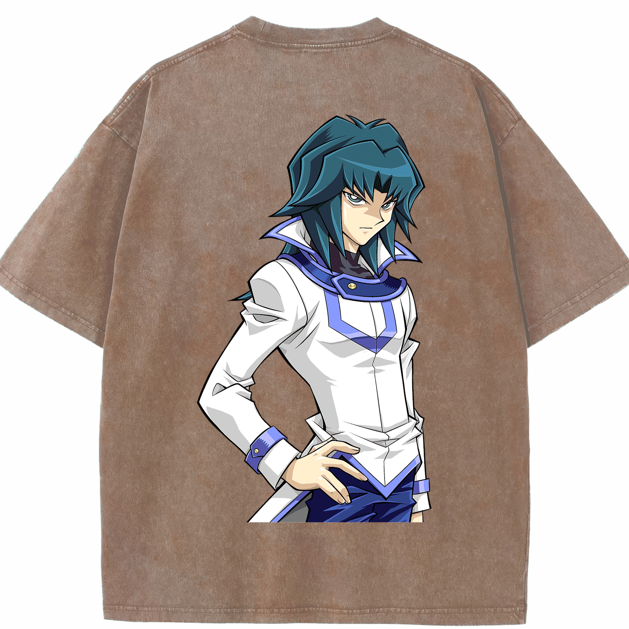 （画像用） 遊☆戯☆王 Yu-Gi-Oh! 綿100% ヴィンテージ風 半袖Tシャツ（背面プリント）