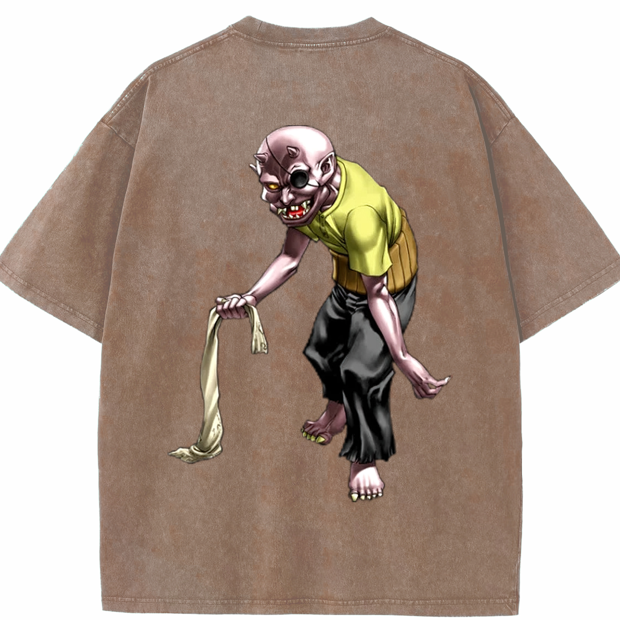 （画像用） 遊☆戯☆王 Yu-Gi-Oh! 綿100% ヴィンテージ風 半袖Tシャツ（背面プリント）