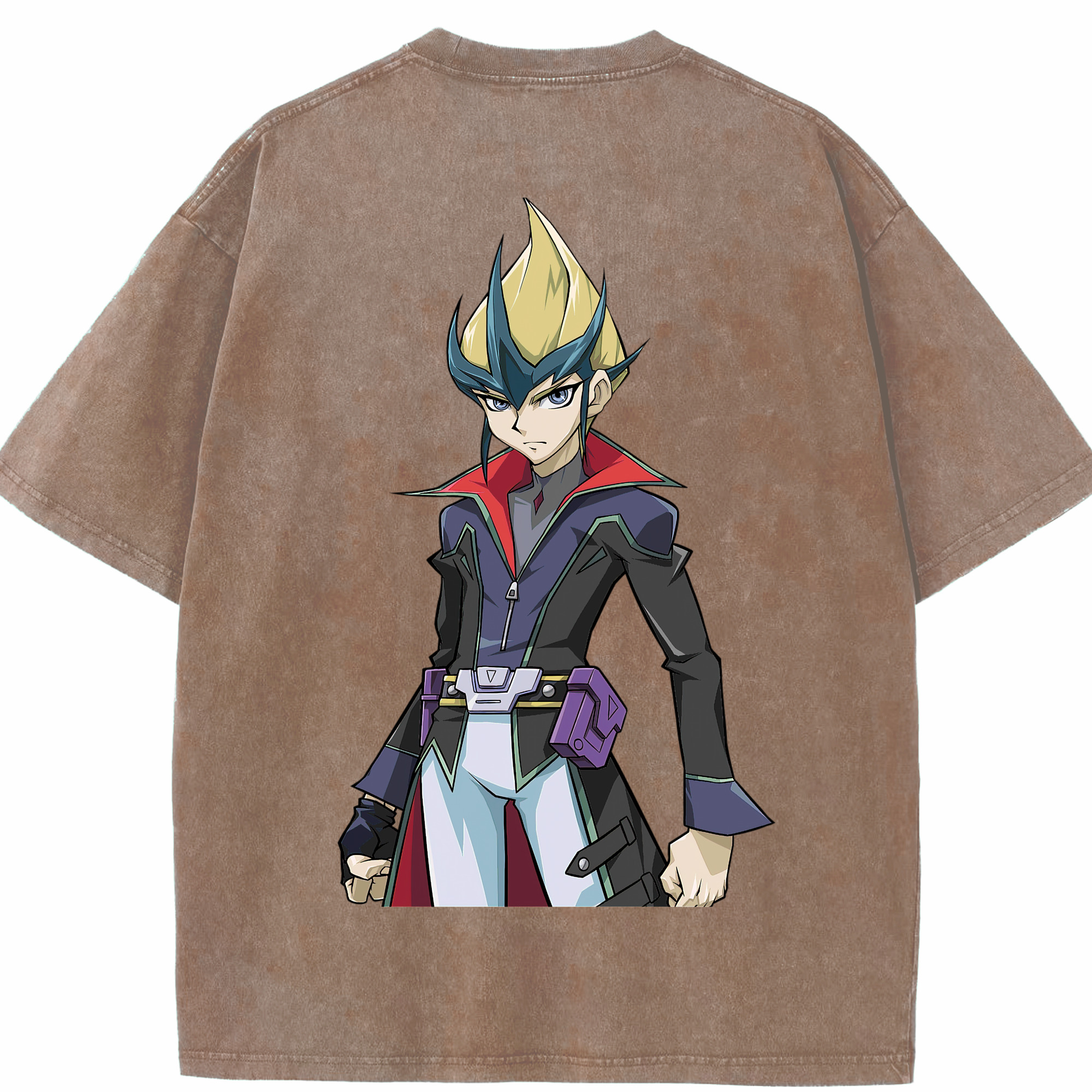 （画像用） 遊☆戯☆王 Yu-Gi-Oh! 綿100% ヴィンテージ風 半袖Tシャツ（背面プリント）