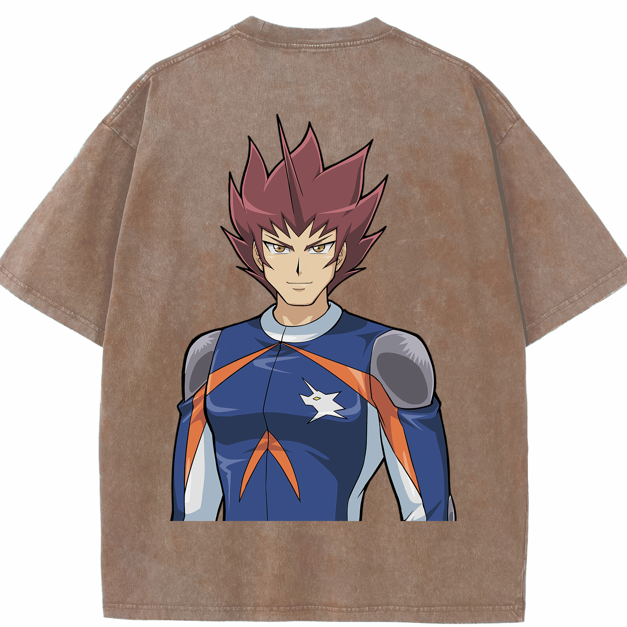 （画像用） 遊☆戯☆王 Yu-Gi-Oh! 綿100% ヴィンテージ風 半袖Tシャツ（背面プリント）