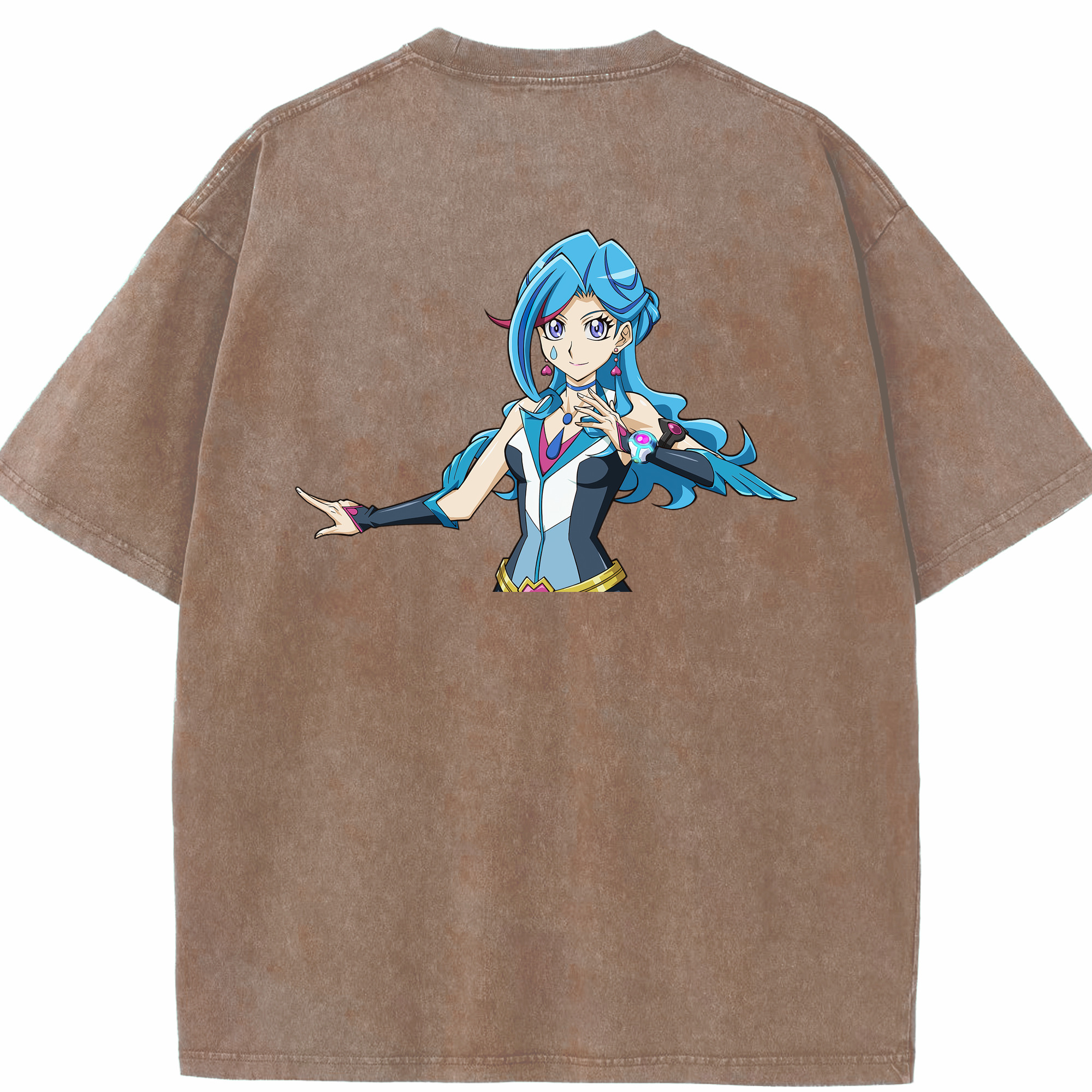 （画像用） 遊☆戯☆王 Yu-Gi-Oh! 綿100% ヴィンテージ風 半袖Tシャツ（背面プリント）