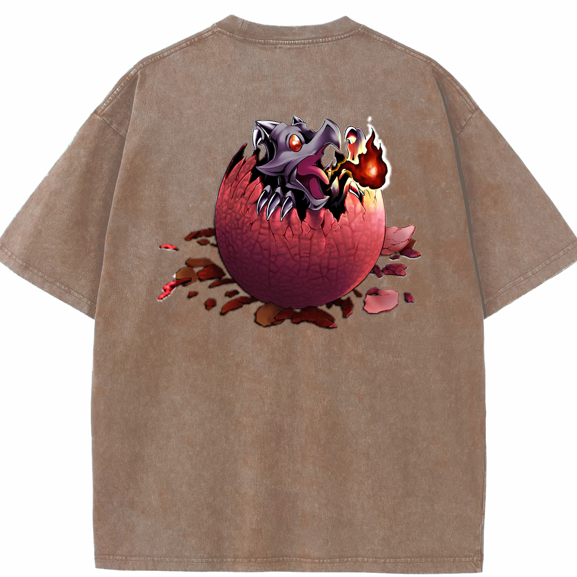 （画像用） 遊☆戯☆王 Yu-Gi-Oh! 綿100% ヴィンテージ風 半袖Tシャツ（背面プリント）