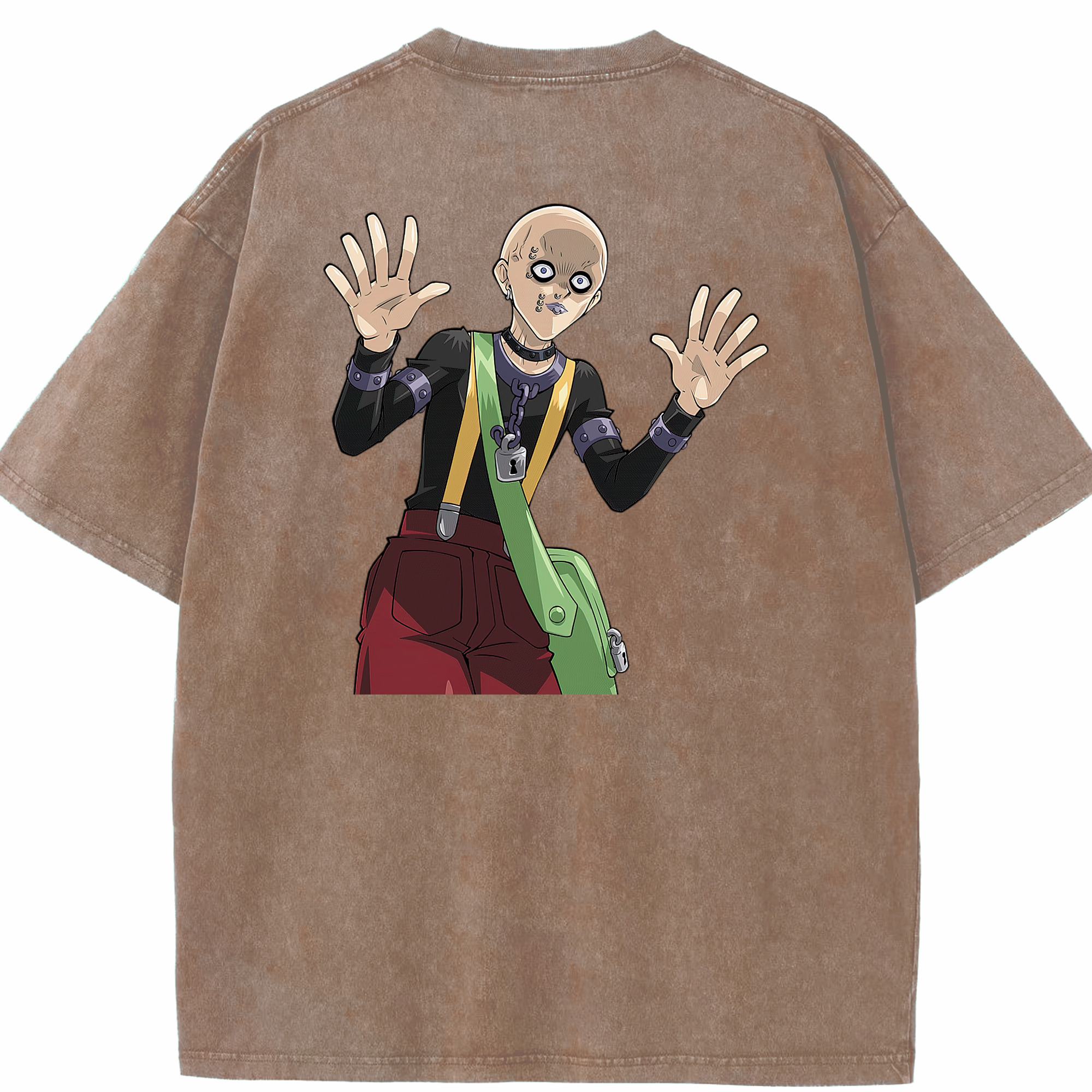 （画像用） 遊☆戯☆王 Yu-Gi-Oh! 綿100% ヴィンテージ風 半袖Tシャツ（背面プリント）