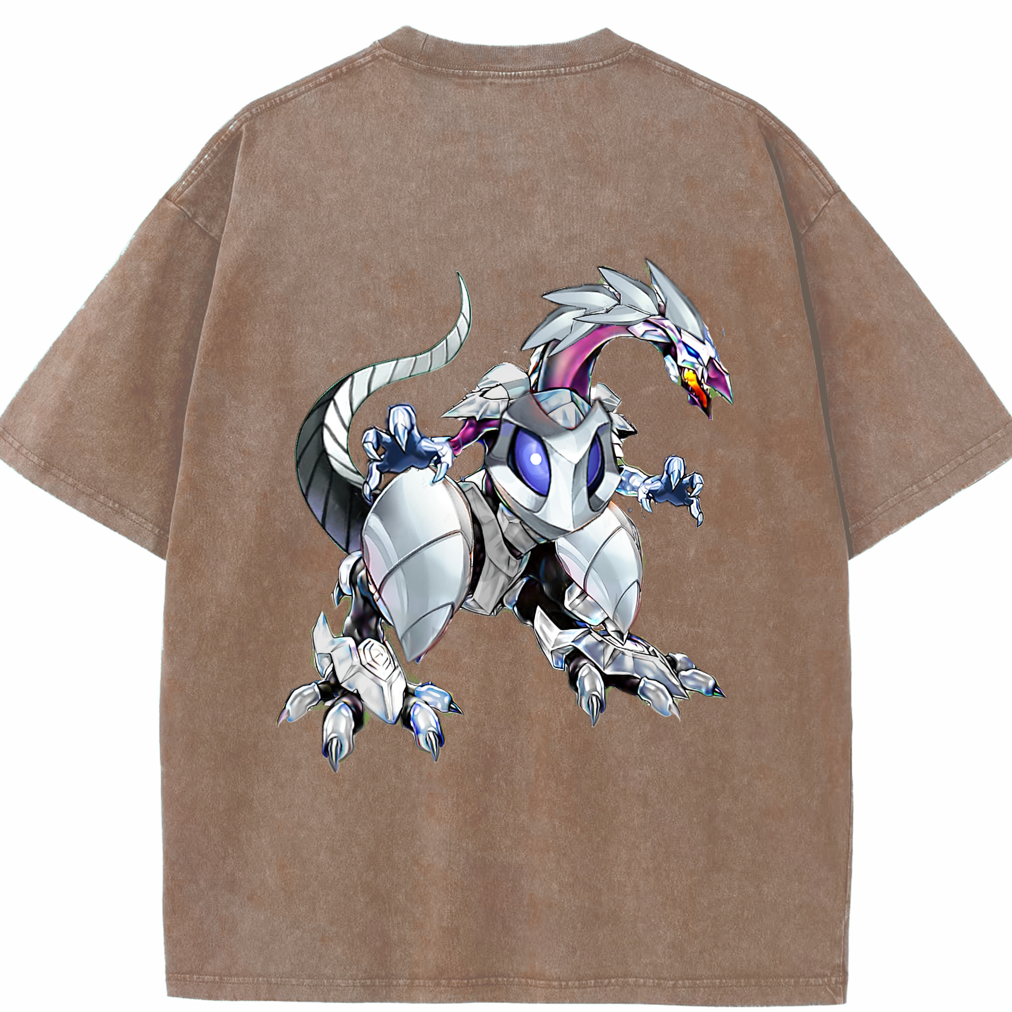 （画像用） 遊☆戯☆王 Yu-Gi-Oh! 綿100% ヴィンテージ風 半袖Tシャツ（背面プリント）