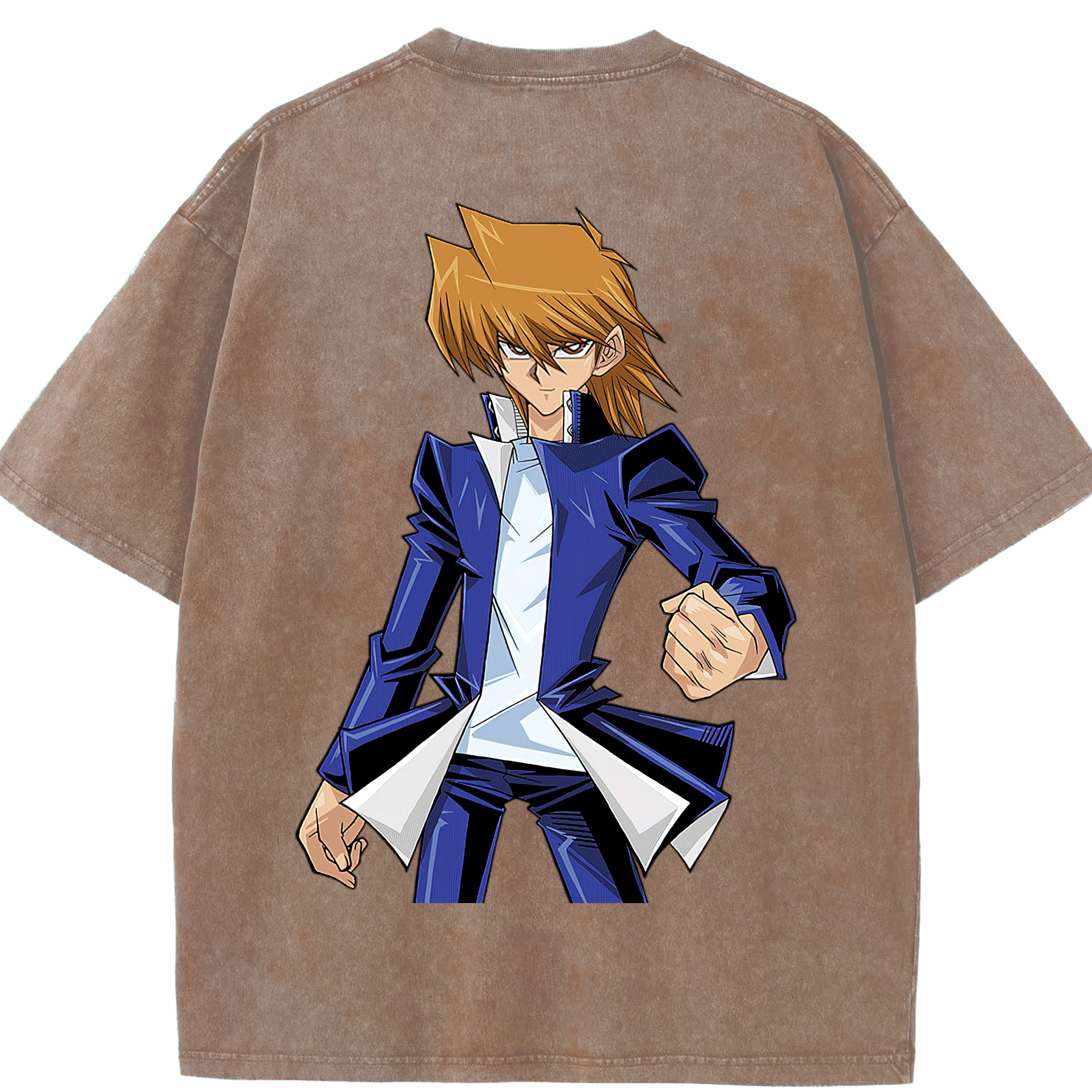 （画像用） 遊☆戯☆王 Yu-Gi-Oh! 綿100% ヴィンテージ風 半袖Tシャツ（背面プリント）