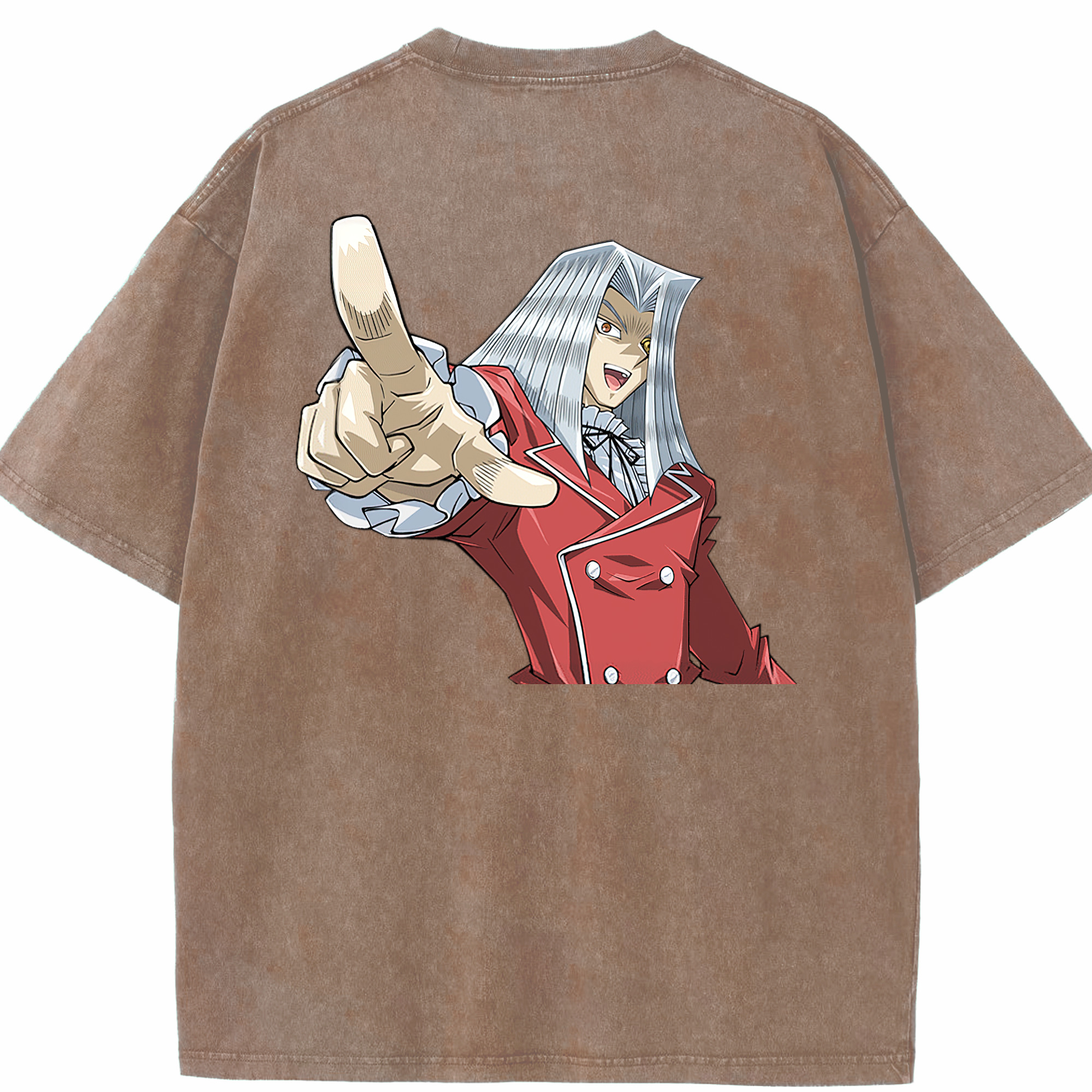 （画像用） 遊☆戯☆王 Yu-Gi-Oh! 綿100% ヴィンテージ風 半袖Tシャツ（背面プリント）