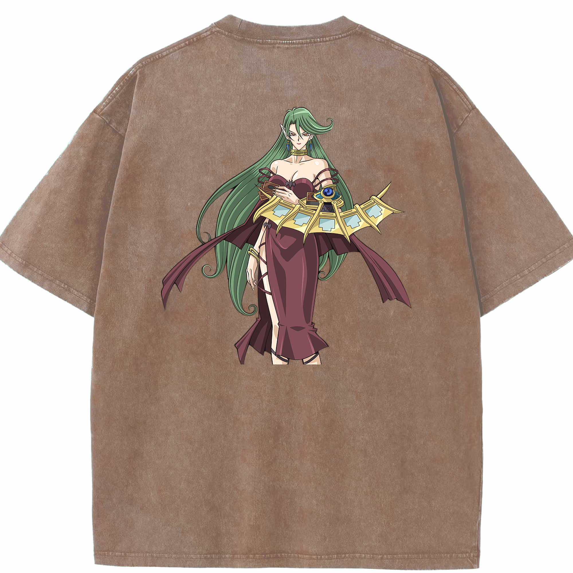 （画像用） 遊☆戯☆王 Yu-Gi-Oh! 綿100% ヴィンテージ風 半袖Tシャツ（背面プリント）