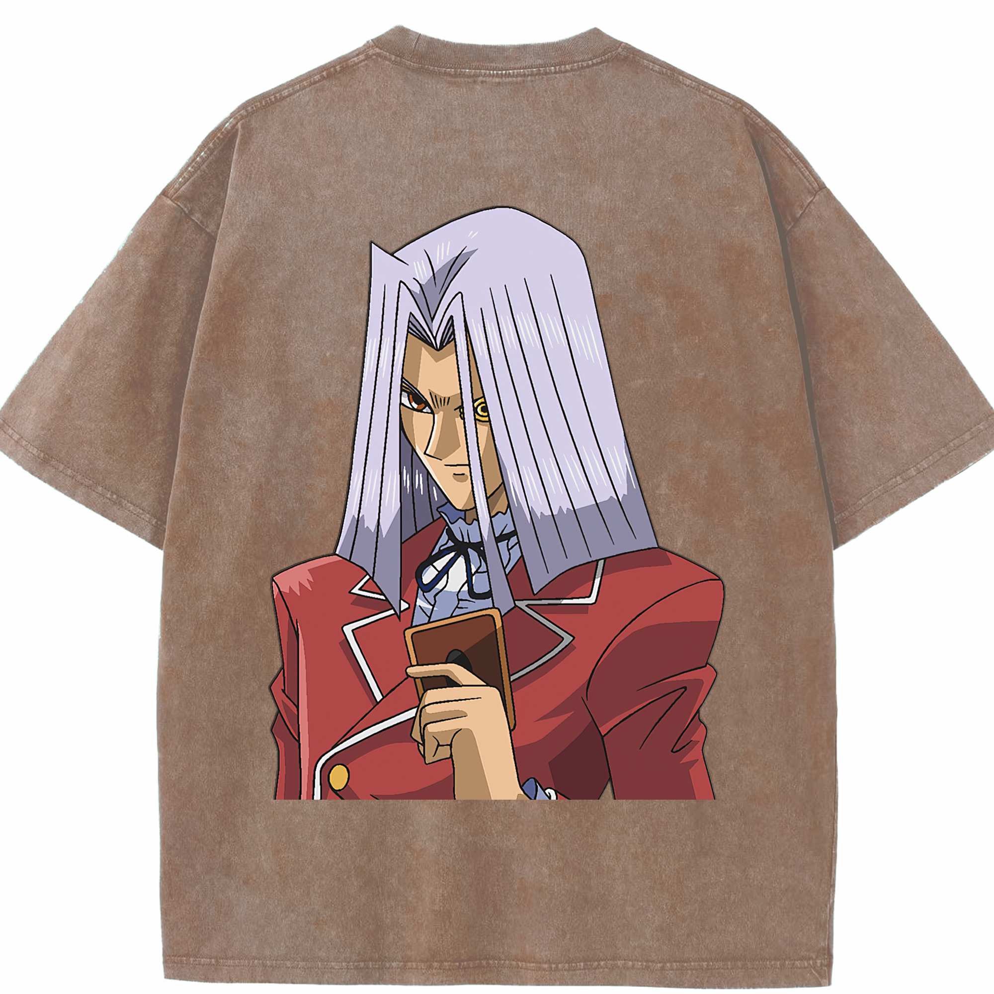 （画像用） 遊☆戯☆王 Yu-Gi-Oh! 綿100% ヴィンテージ風 半袖Tシャツ（背面プリント）