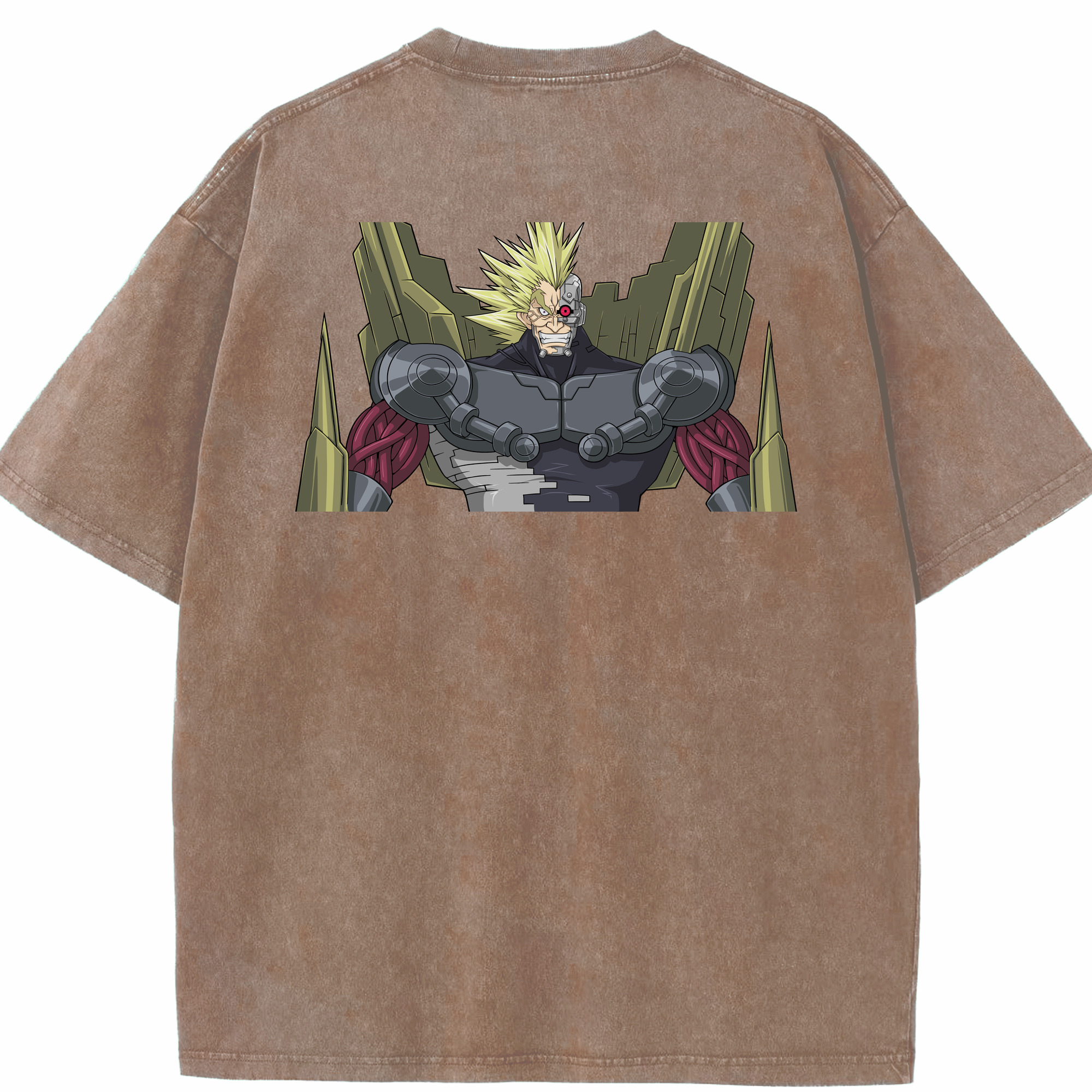 （画像用） 遊☆戯☆王 Yu-Gi-Oh! 綿100% ヴィンテージ風 半袖Tシャツ（背面プリント）