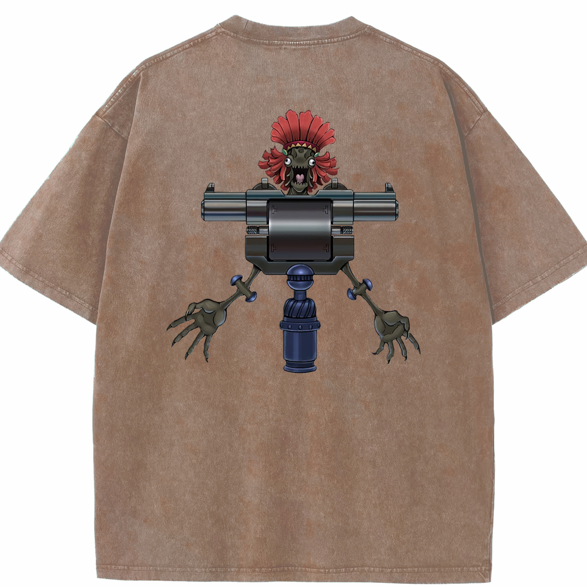 （画像用） 遊☆戯☆王 Yu-Gi-Oh! 綿100% ヴィンテージ風 半袖Tシャツ（背面プリント）
