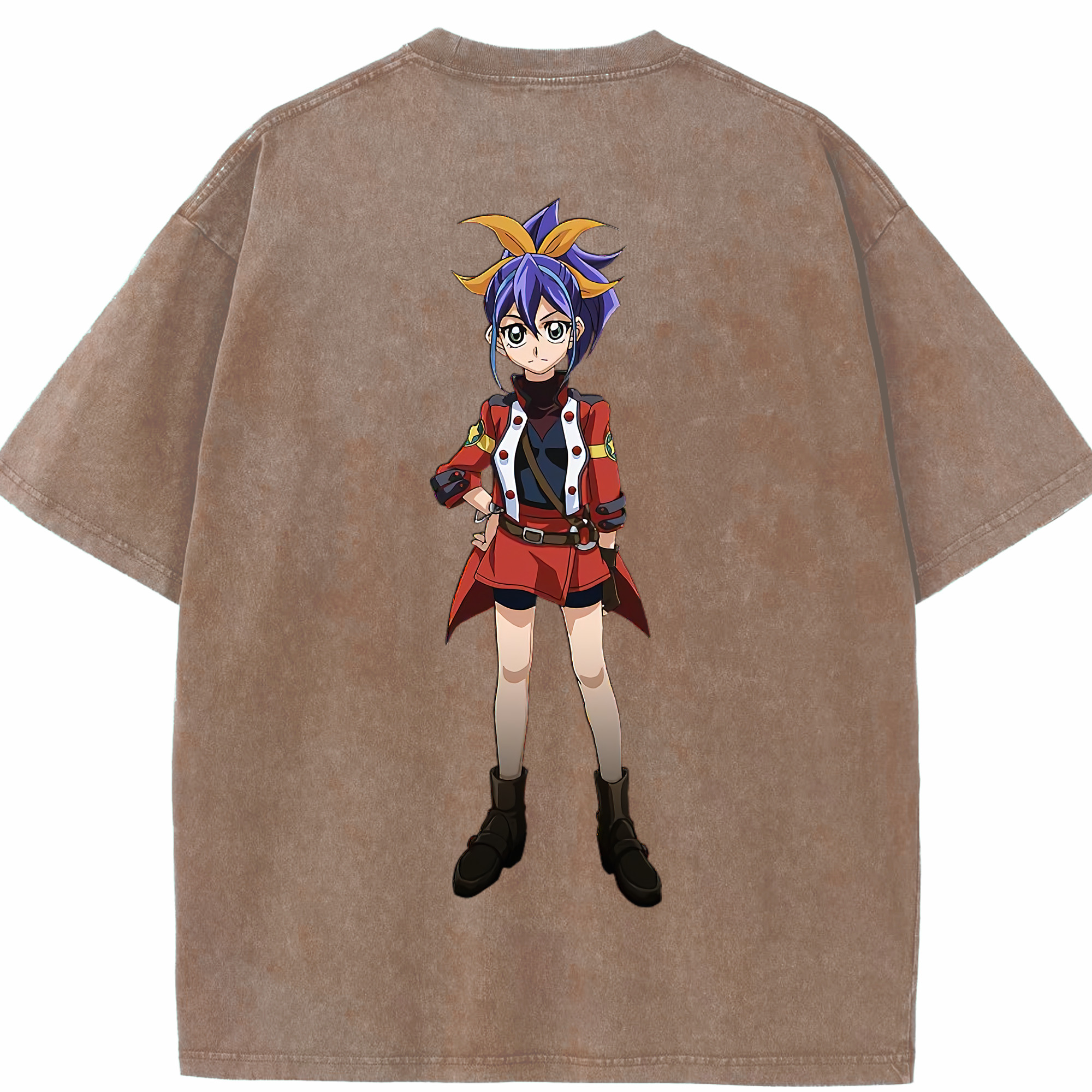 （画像用） 遊☆戯☆王 Yu-Gi-Oh! 綿100% ヴィンテージ風 半袖Tシャツ（背面プリント）