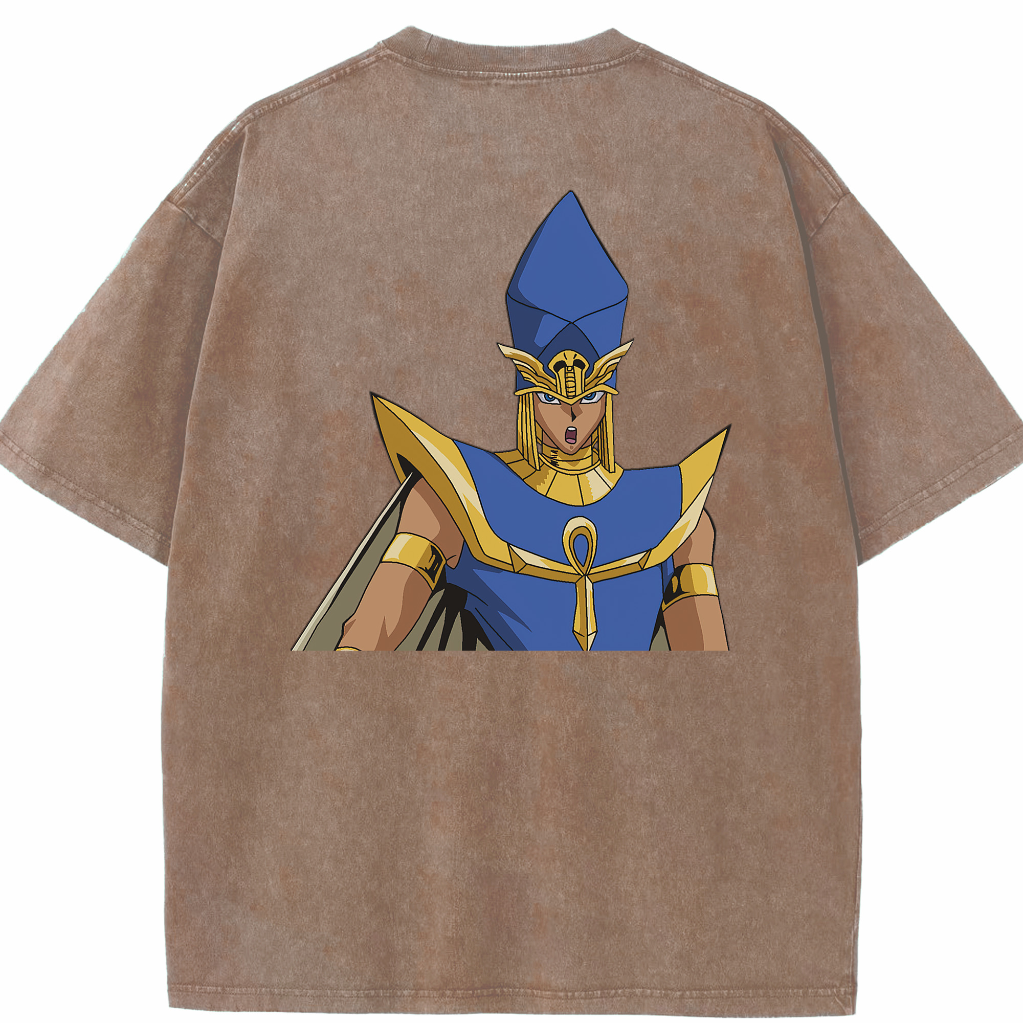 （画像用） 遊☆戯☆王 Yu-Gi-Oh! 綿100% ヴィンテージ風 半袖Tシャツ（背面プリント）