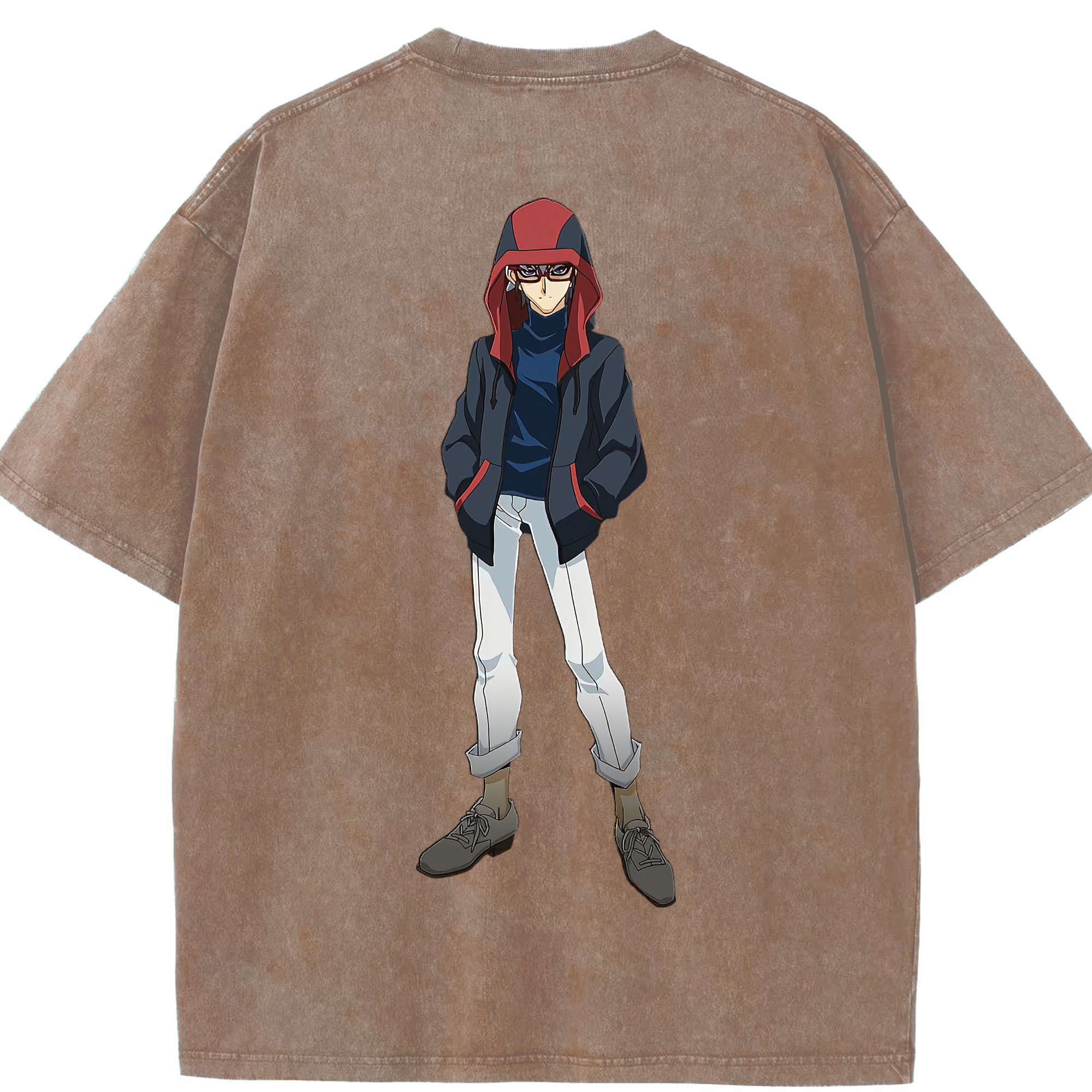 （画像用） 遊☆戯☆王 Yu-Gi-Oh! 綿100% ヴィンテージ風 半袖Tシャツ（背面プリント）