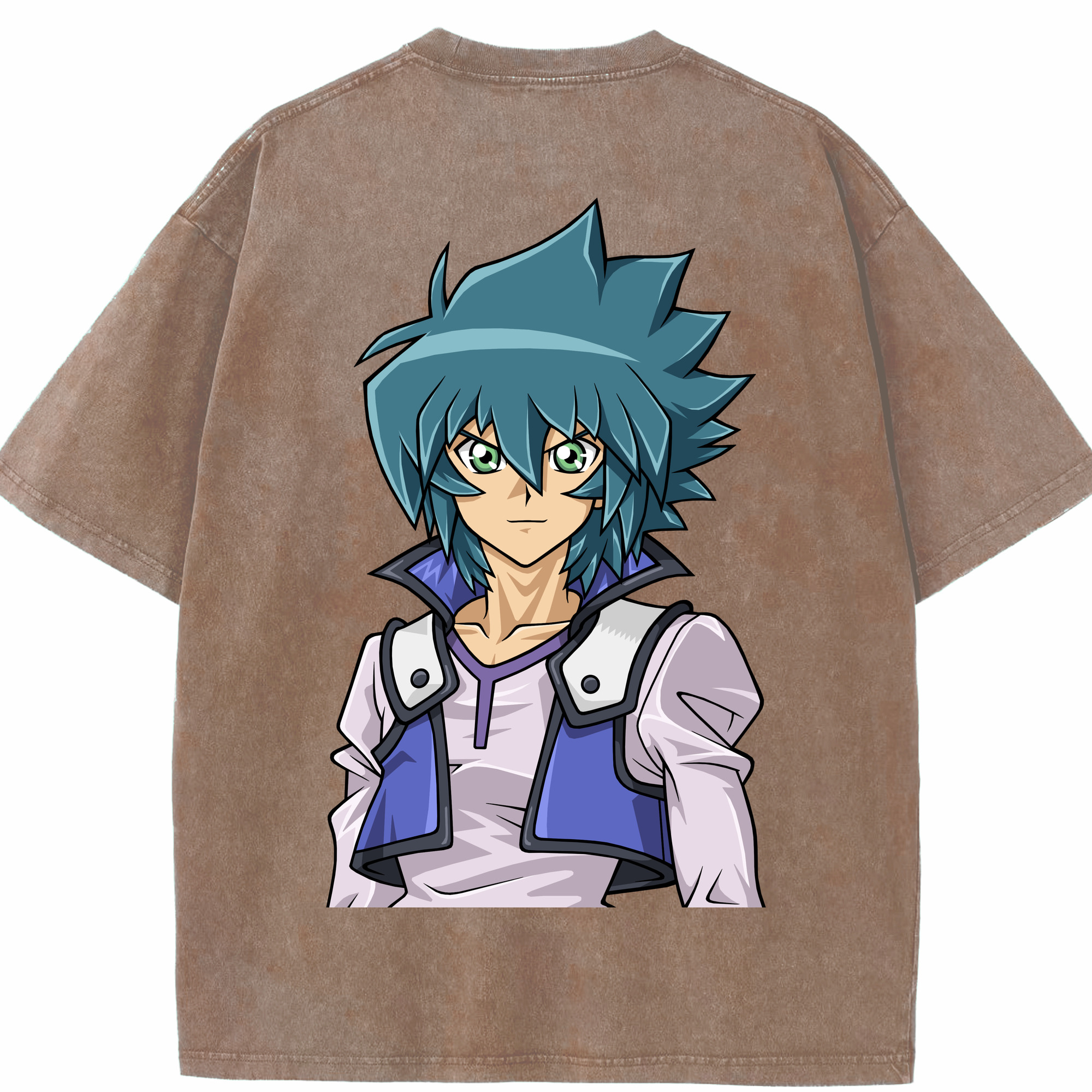 （画像用） 遊☆戯☆王 Yu-Gi-Oh! 綿100% ヴィンテージ風 半袖Tシャツ（背面プリント）